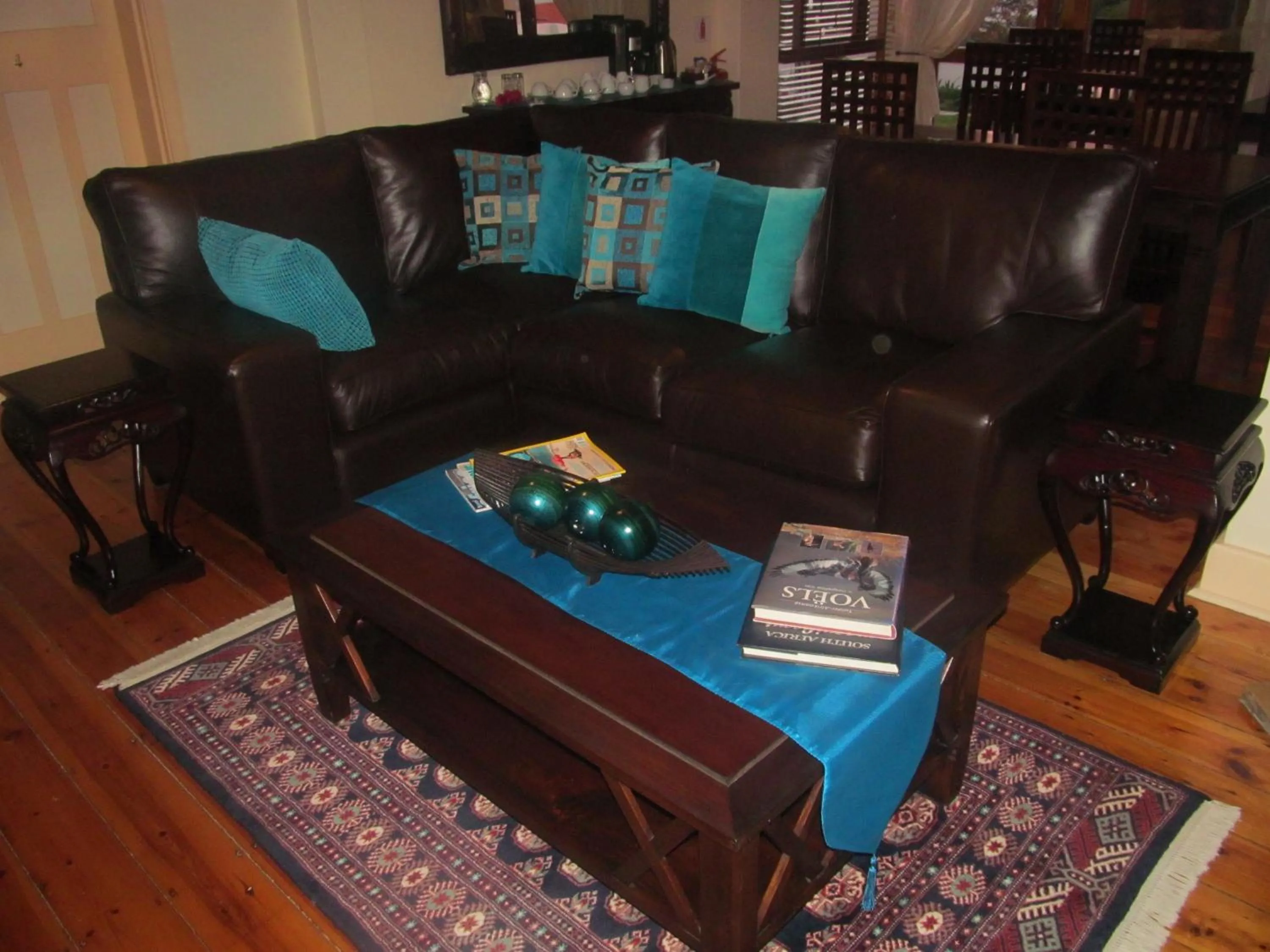 Living room in Aquamarine Guest House