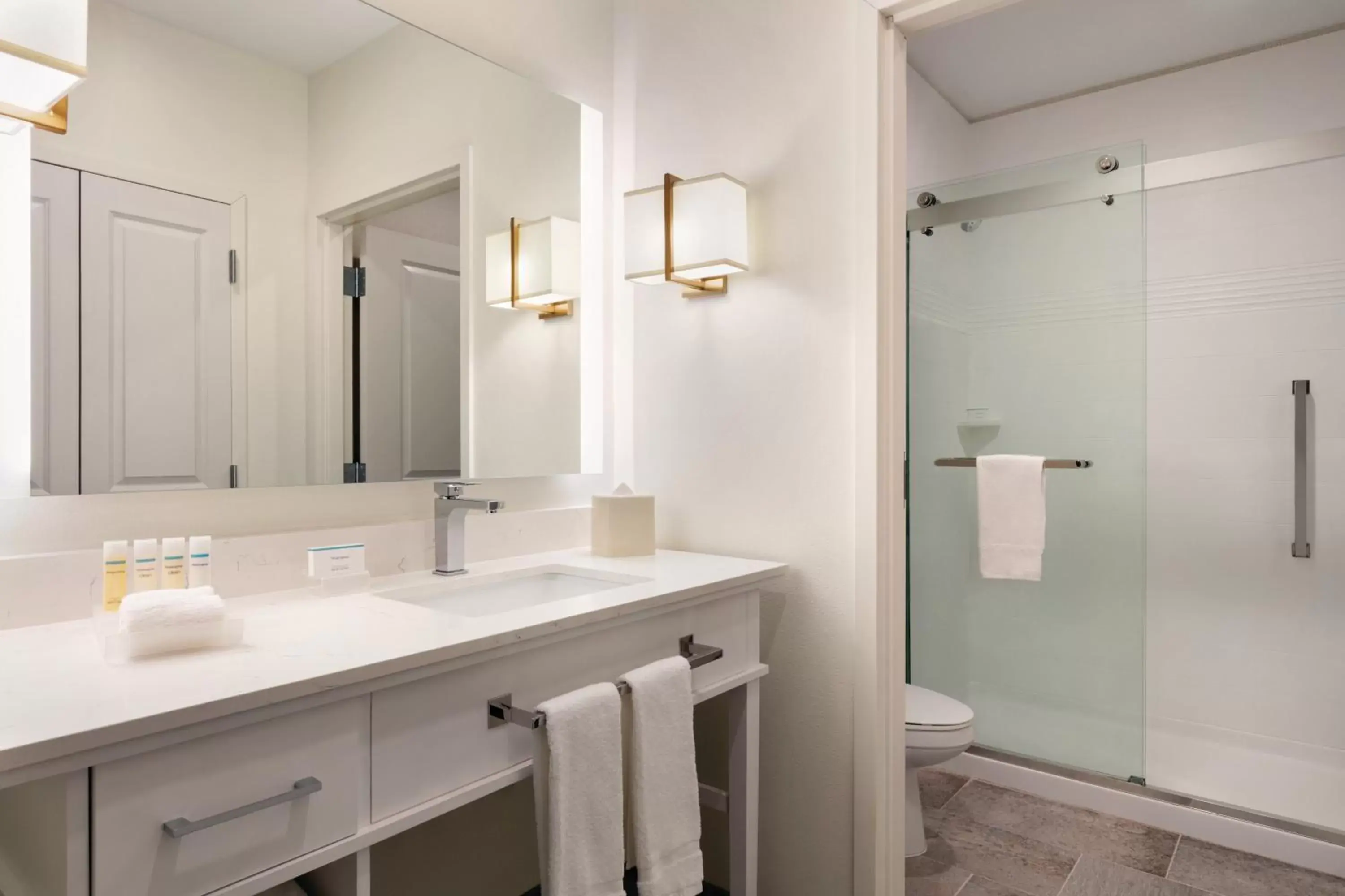 Shower, Bathroom in Homewood Suites By Hilton Horsham Willow Grove