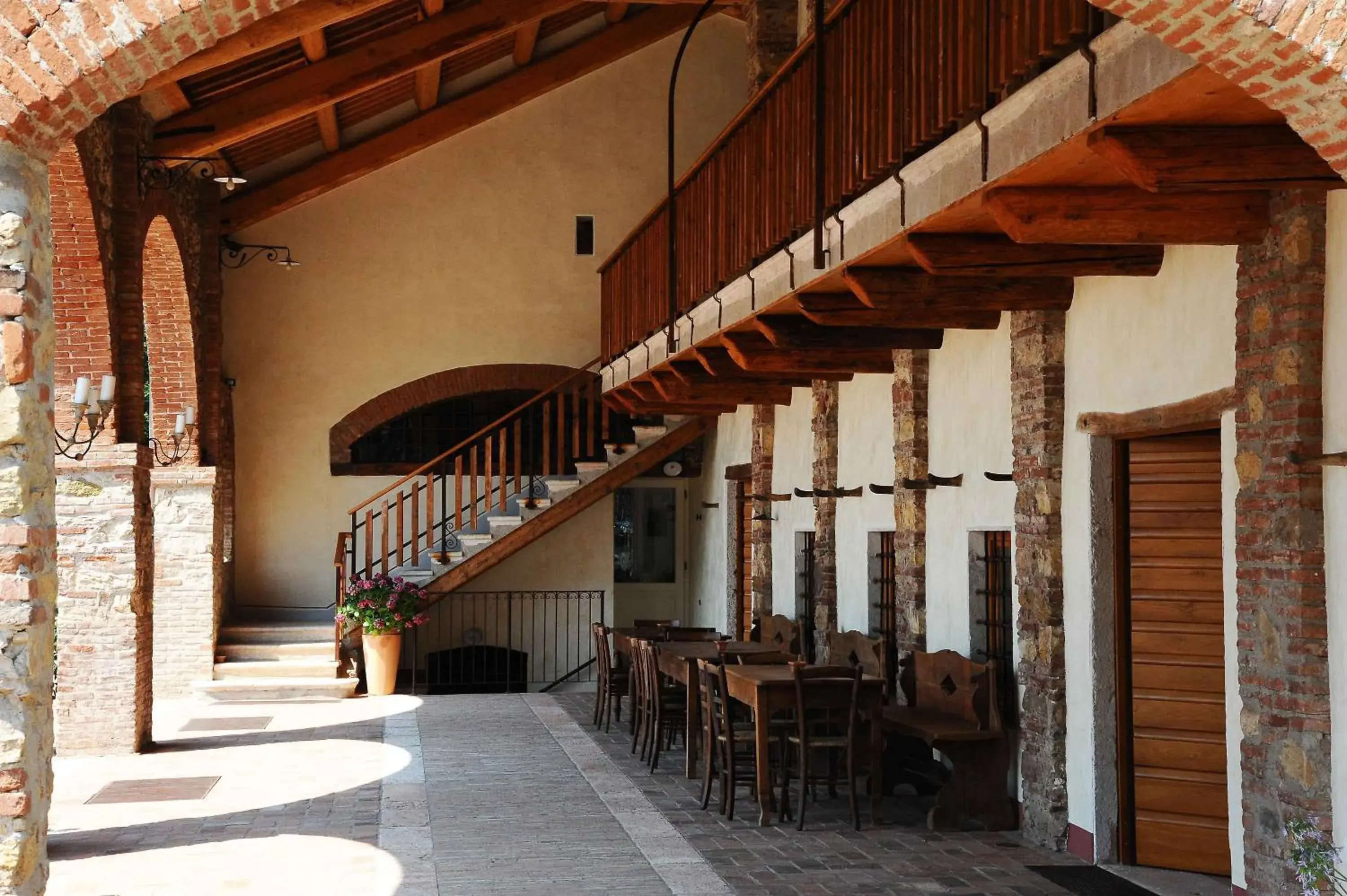 Patio in Hotel Albergo al Sole