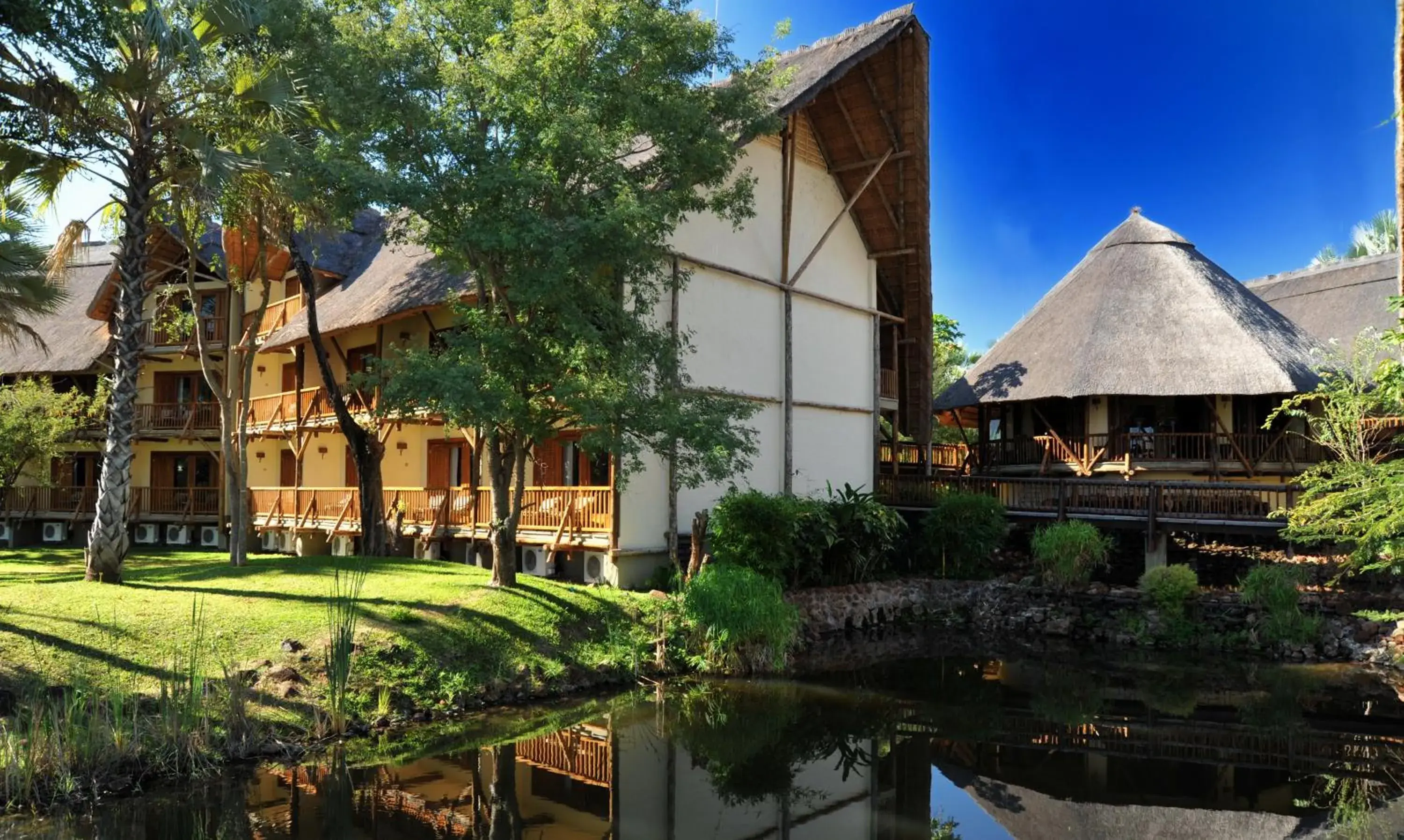 Restaurant/places to eat, Property Building in Aha The David Livingstone Safari Lodge & Spa