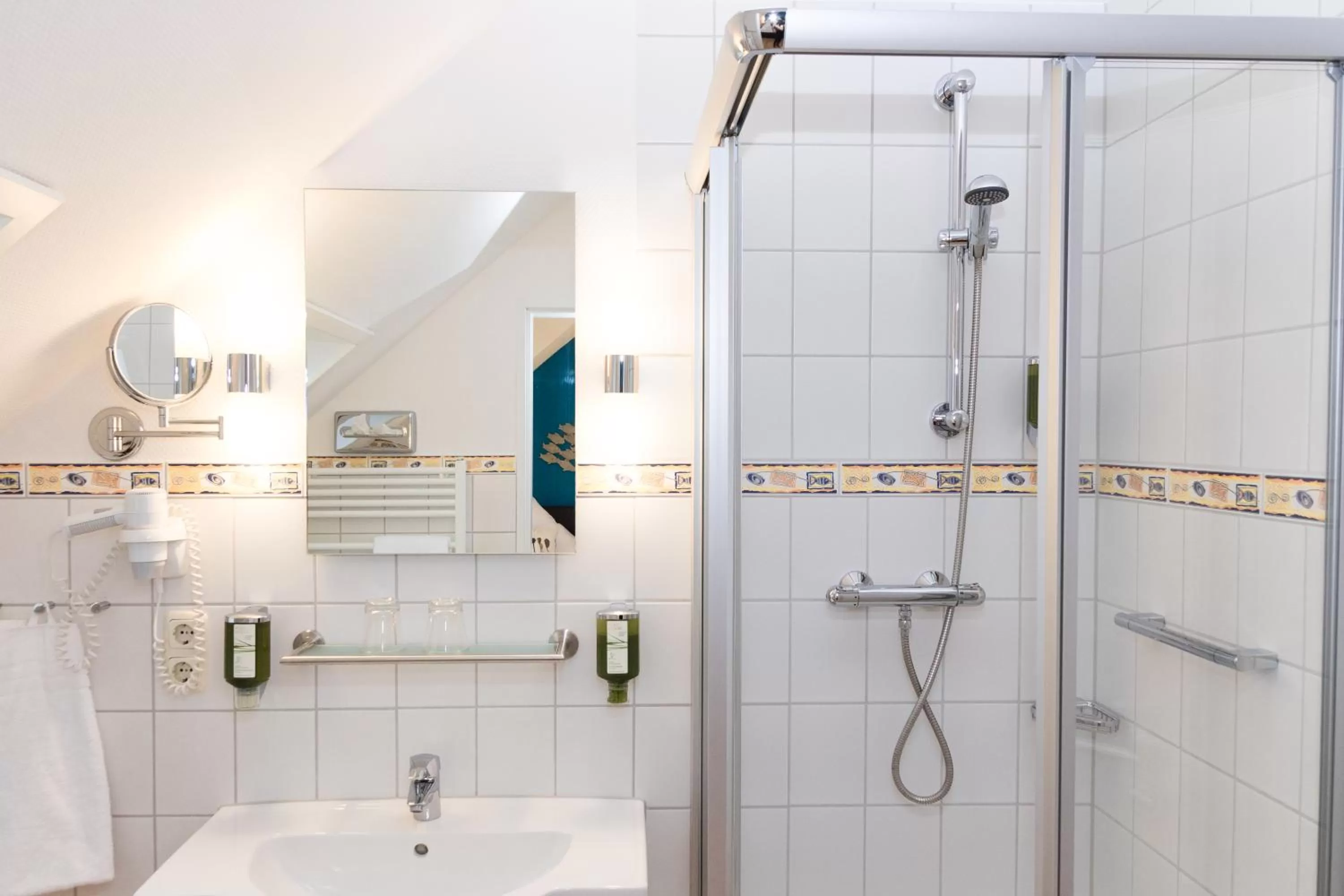 Shower in Das Frühstückshotel Büsum
