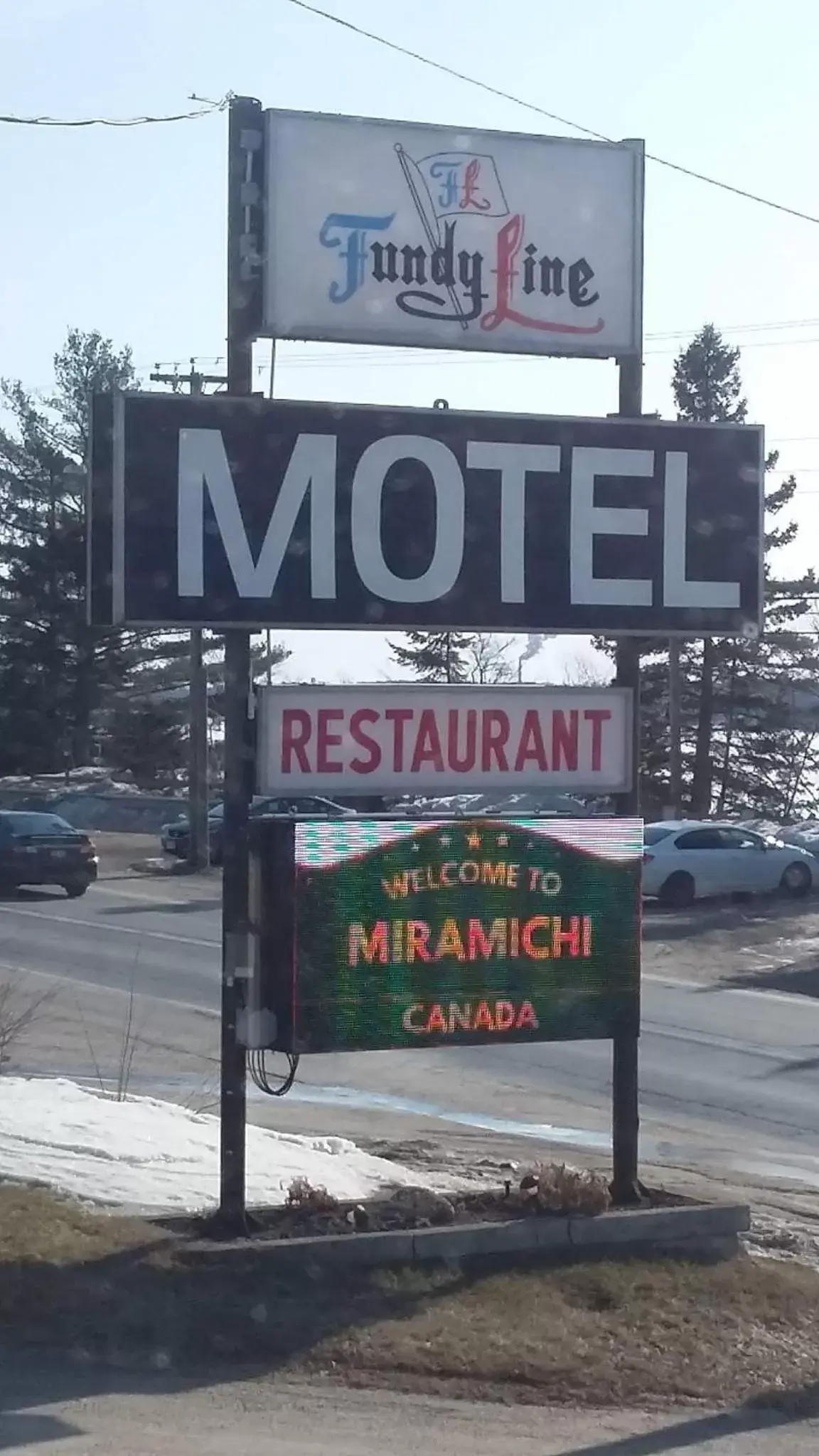 Property logo or sign in Fundy Line Motel