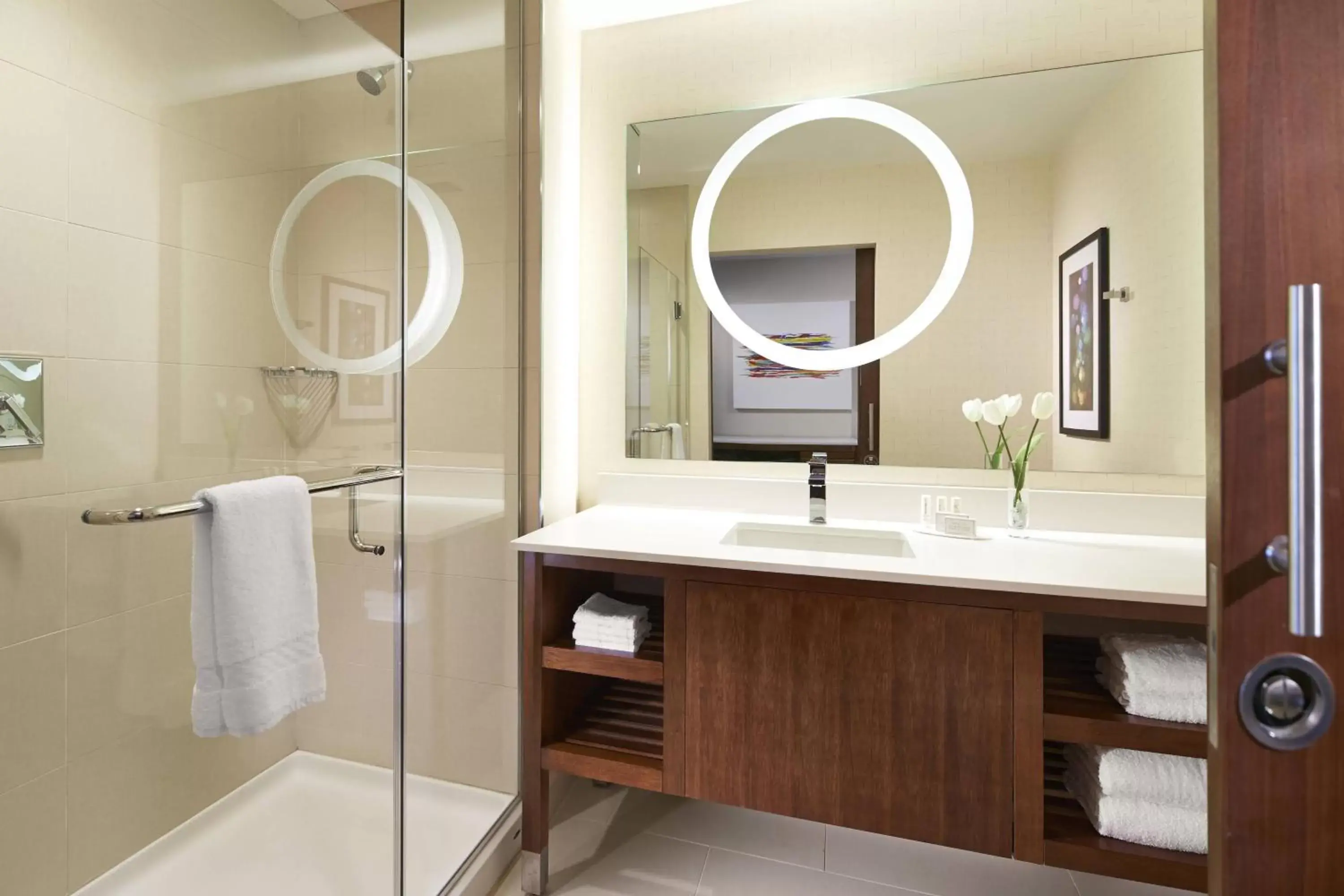 Bathroom in SpringHill Suites by Marriott at Anaheim Resort Area/Convention Center