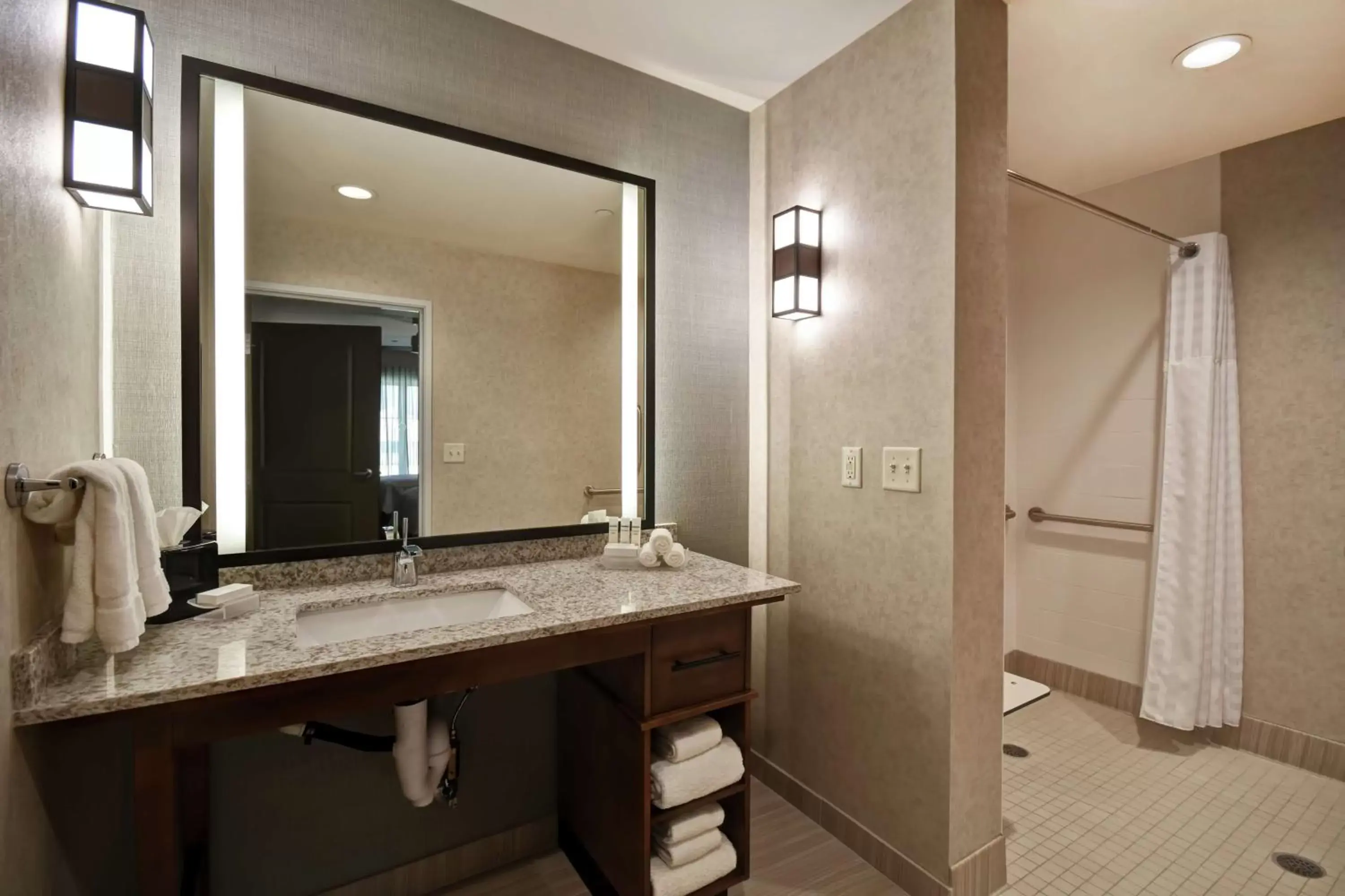 Bathroom in Homewood Suites by Hilton Pleasant Hill Concord