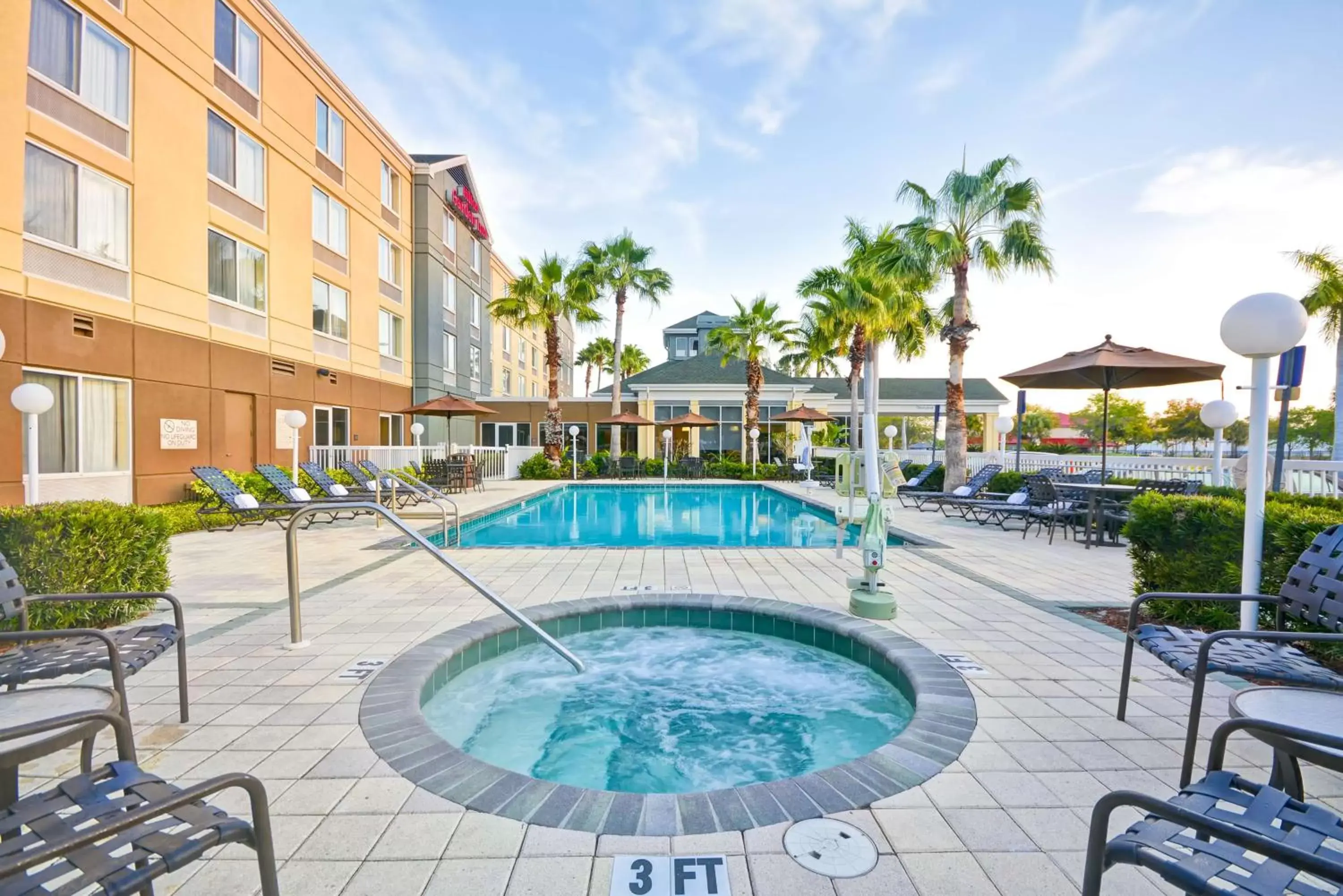 Pool view, Swimming Pool in Hilton Garden Inn Sarasota-Bradenton Airport