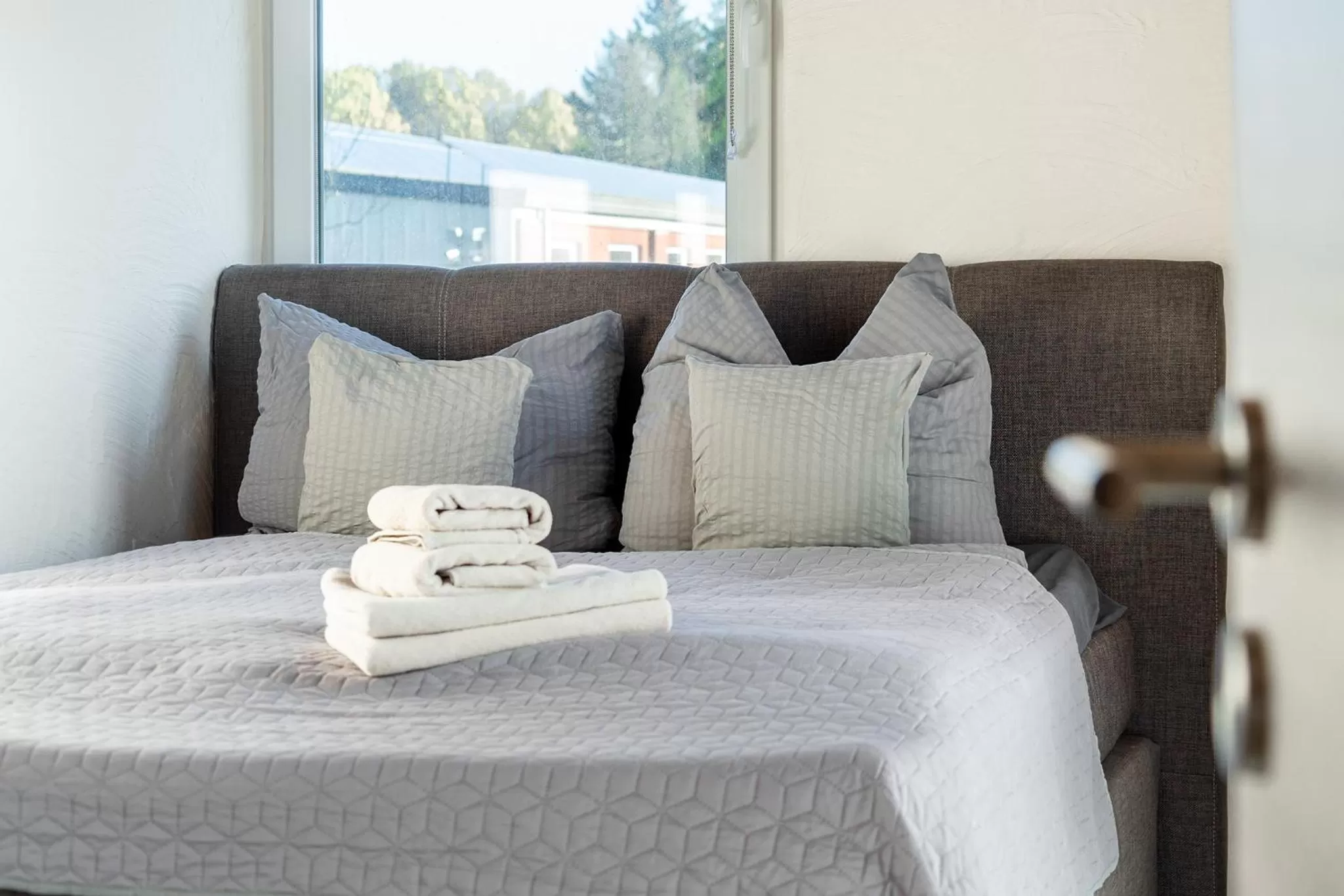 Bed in Villa Moorstern am Badesee Tannenhausen