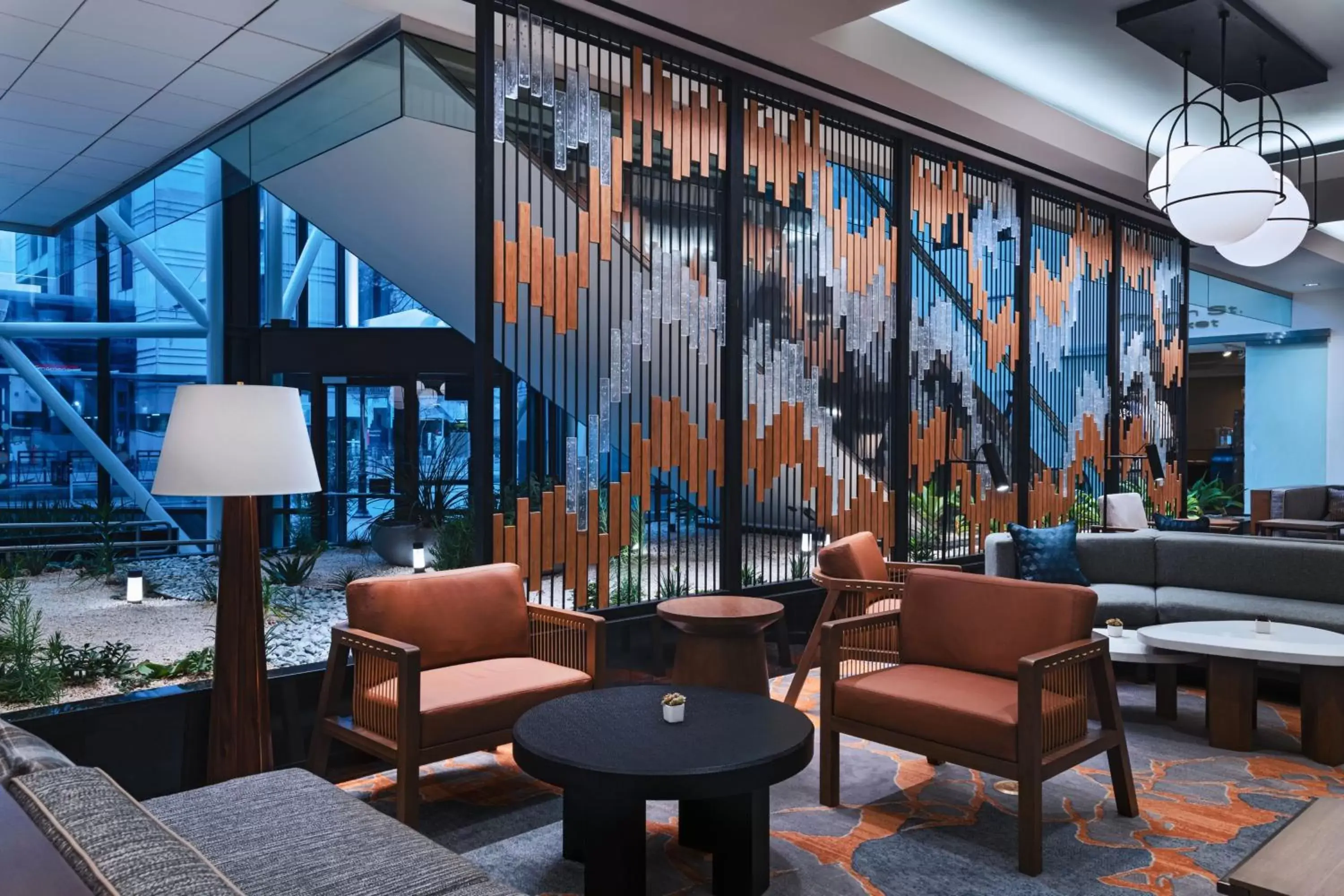 Lobby or reception, Lounge/Bar in Houston Marriott Medical Center/Museum District