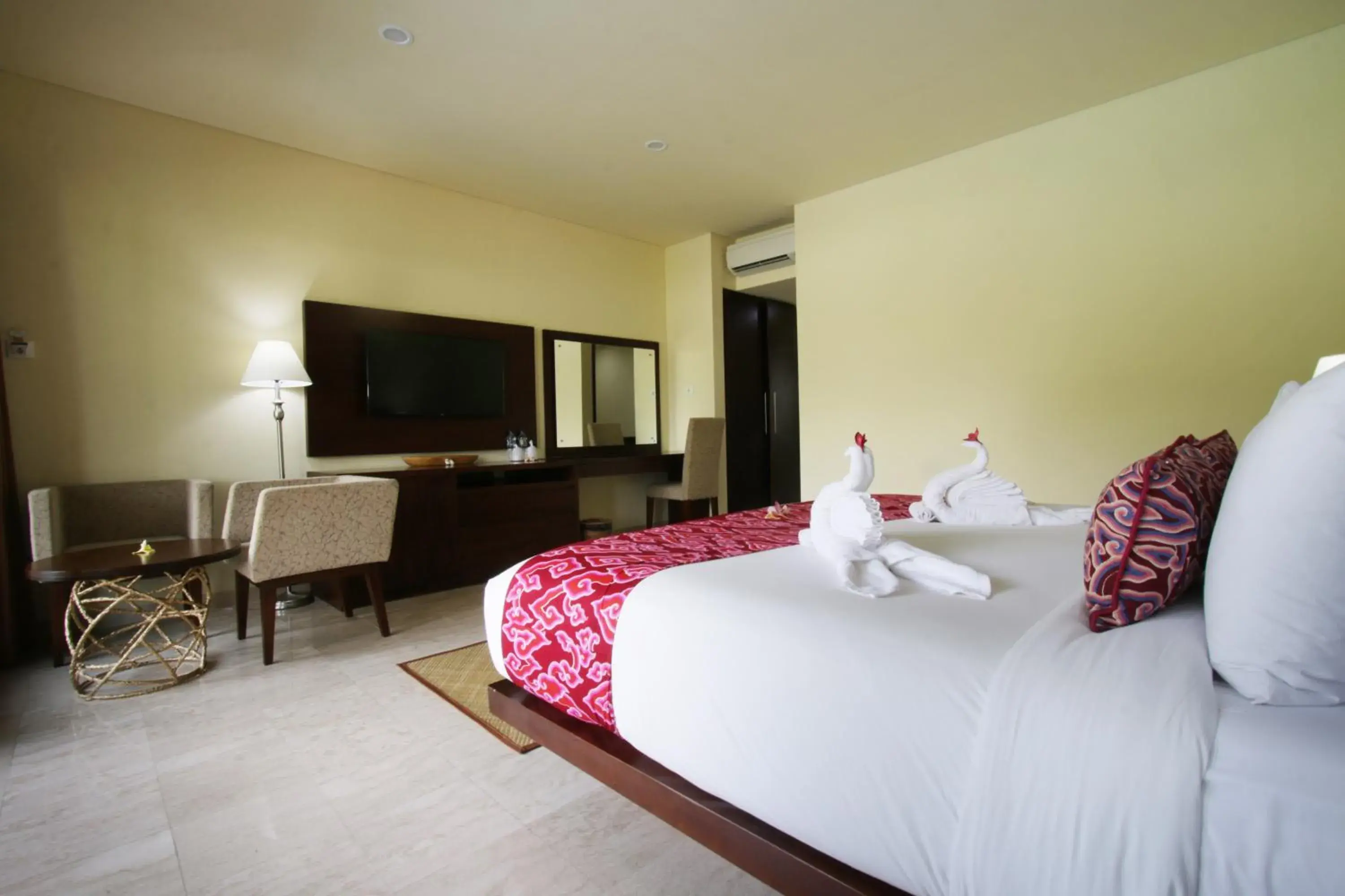 Bedroom in Byasa Ubud Hotel