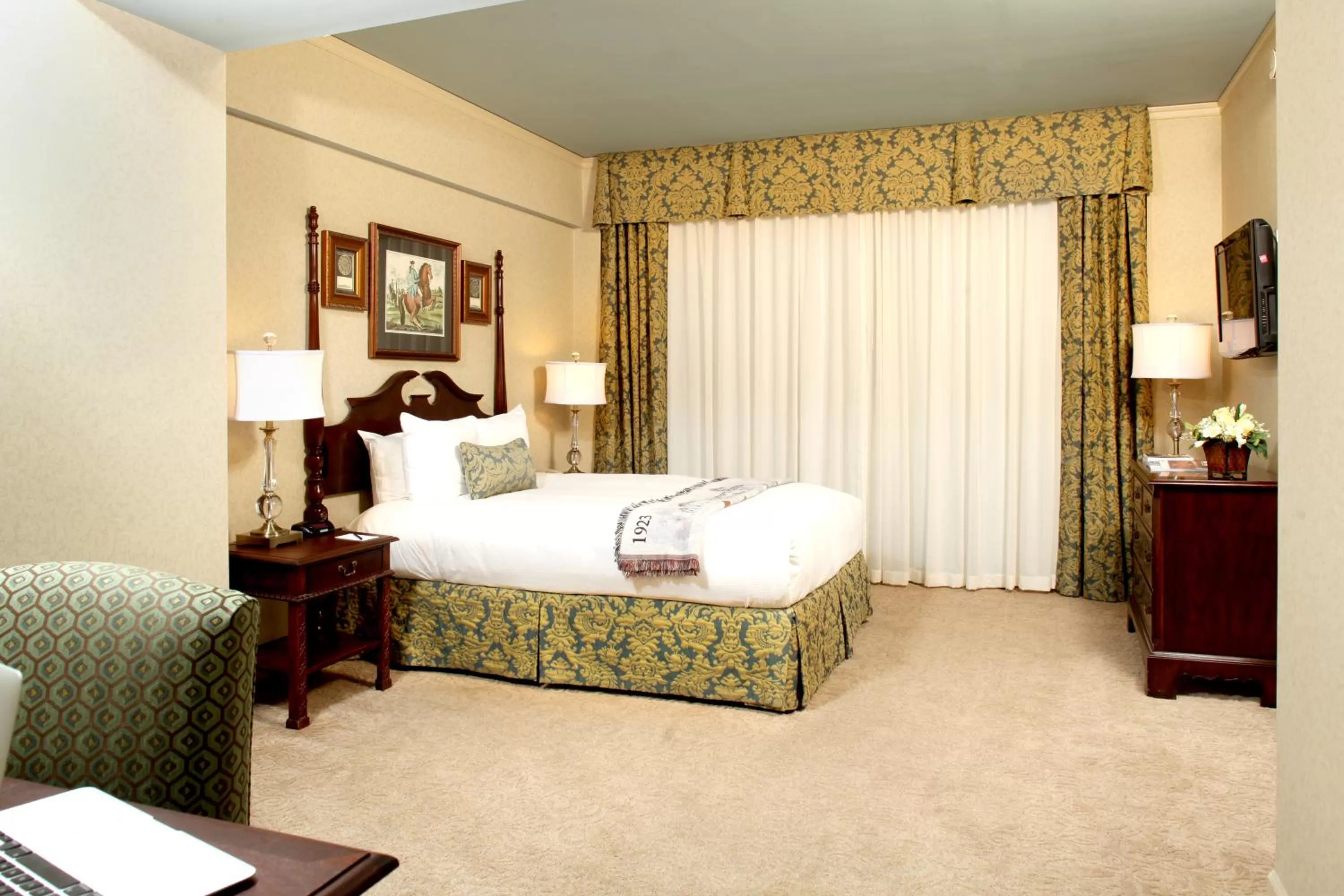 Bed in The Brown Hotel