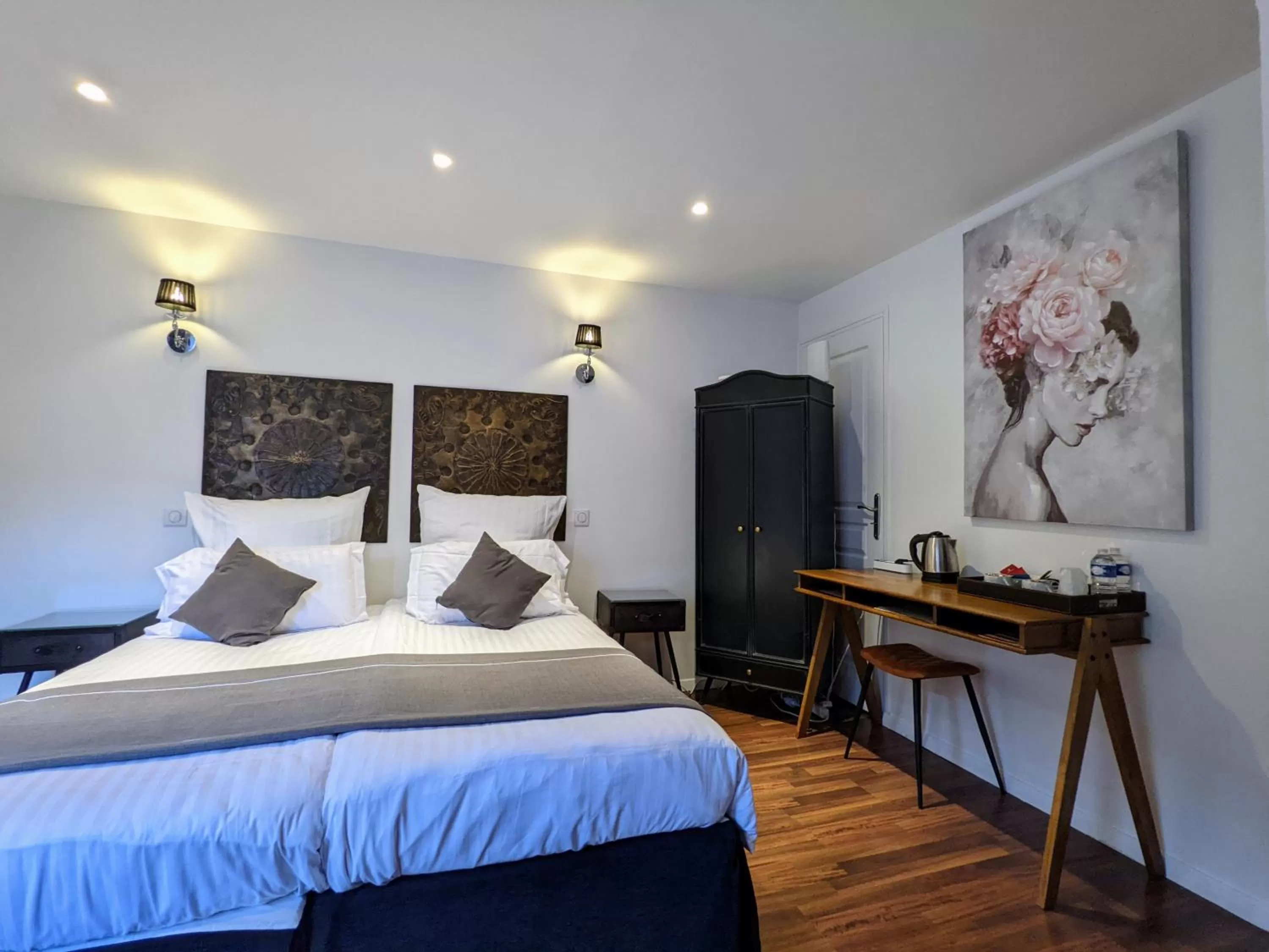 Bedroom, Bed in Chambres d'Hôtes La Filature