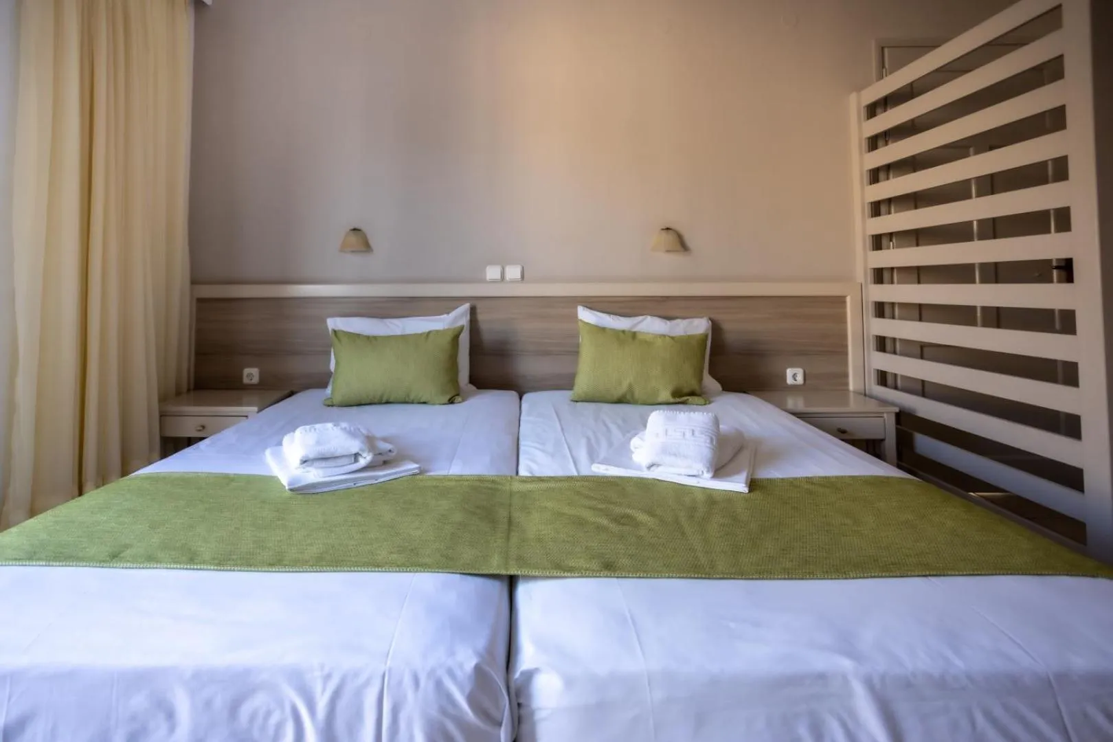 Bed in Ilian Beach & Apartments