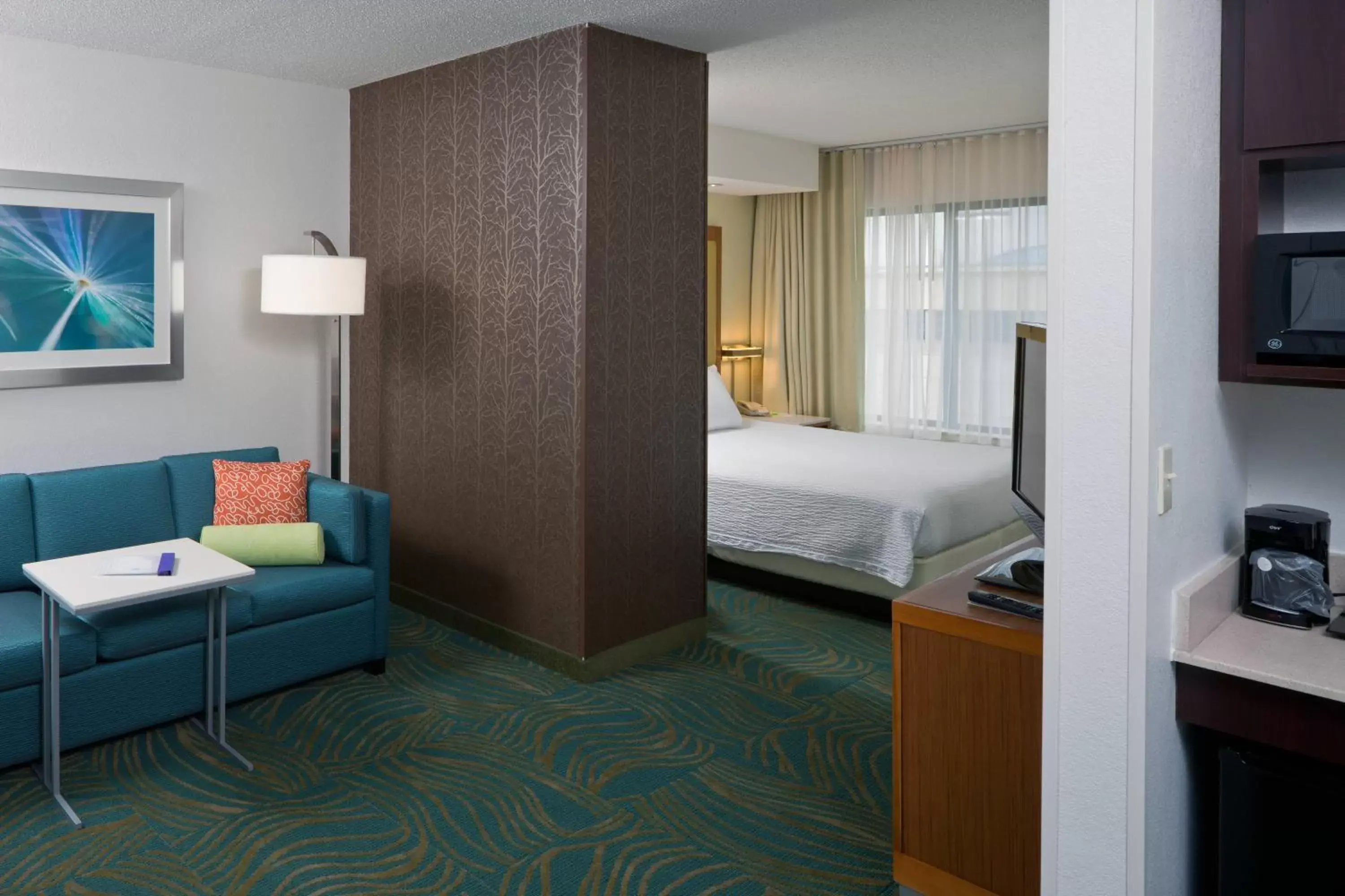 Bedroom, Bed in SpringHill Suites by Marriott Lansing West