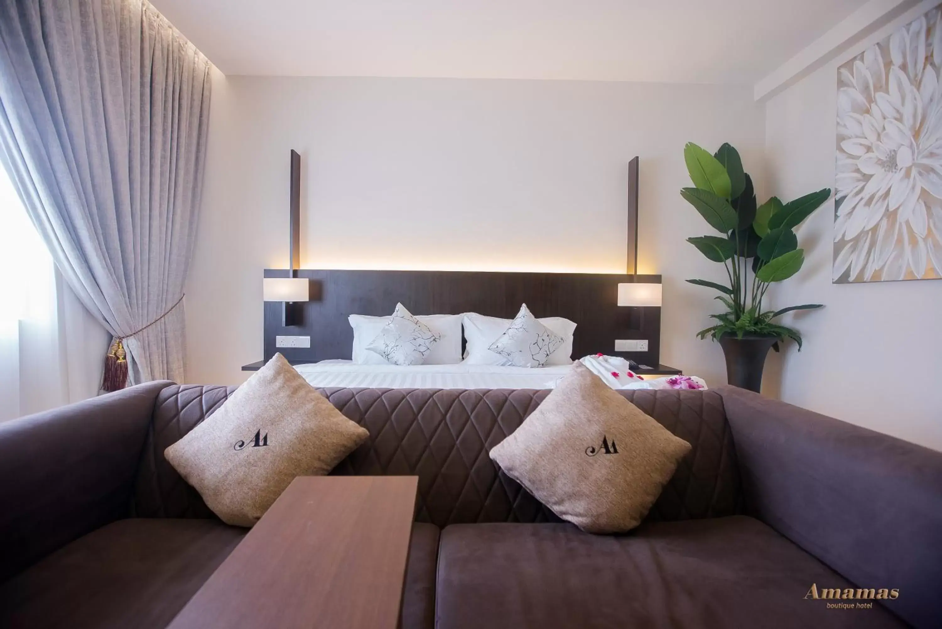 Bed in Amamas Boutique Hotel Kuching Bed in Amamas Boutique Hotel Kuching