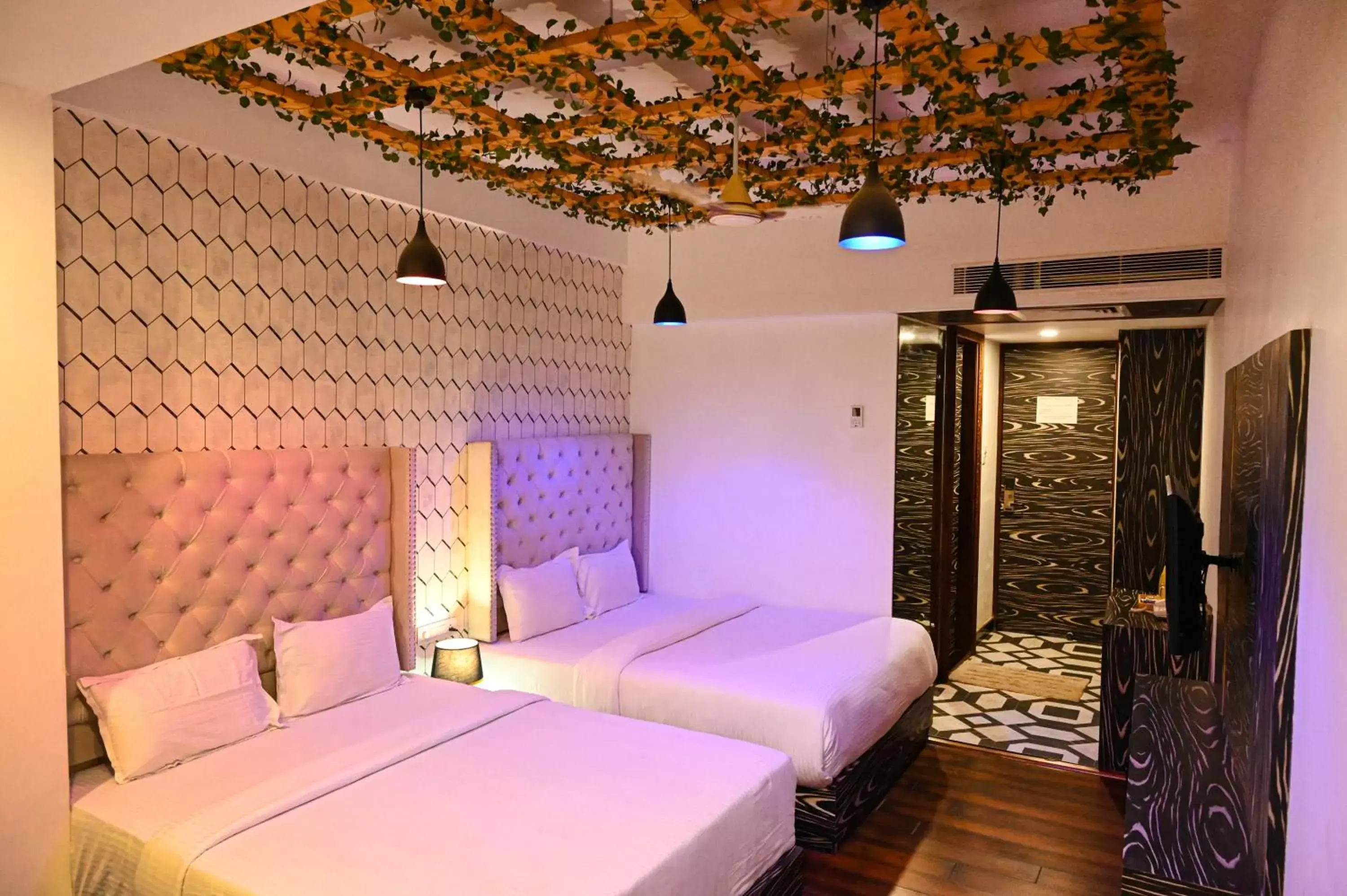 Photo of the whole room, Bed in Hotel Heritage Inn at Assi Ghat Photo of the whole room, Bed in Hotel Heritage Inn at Assi Ghat