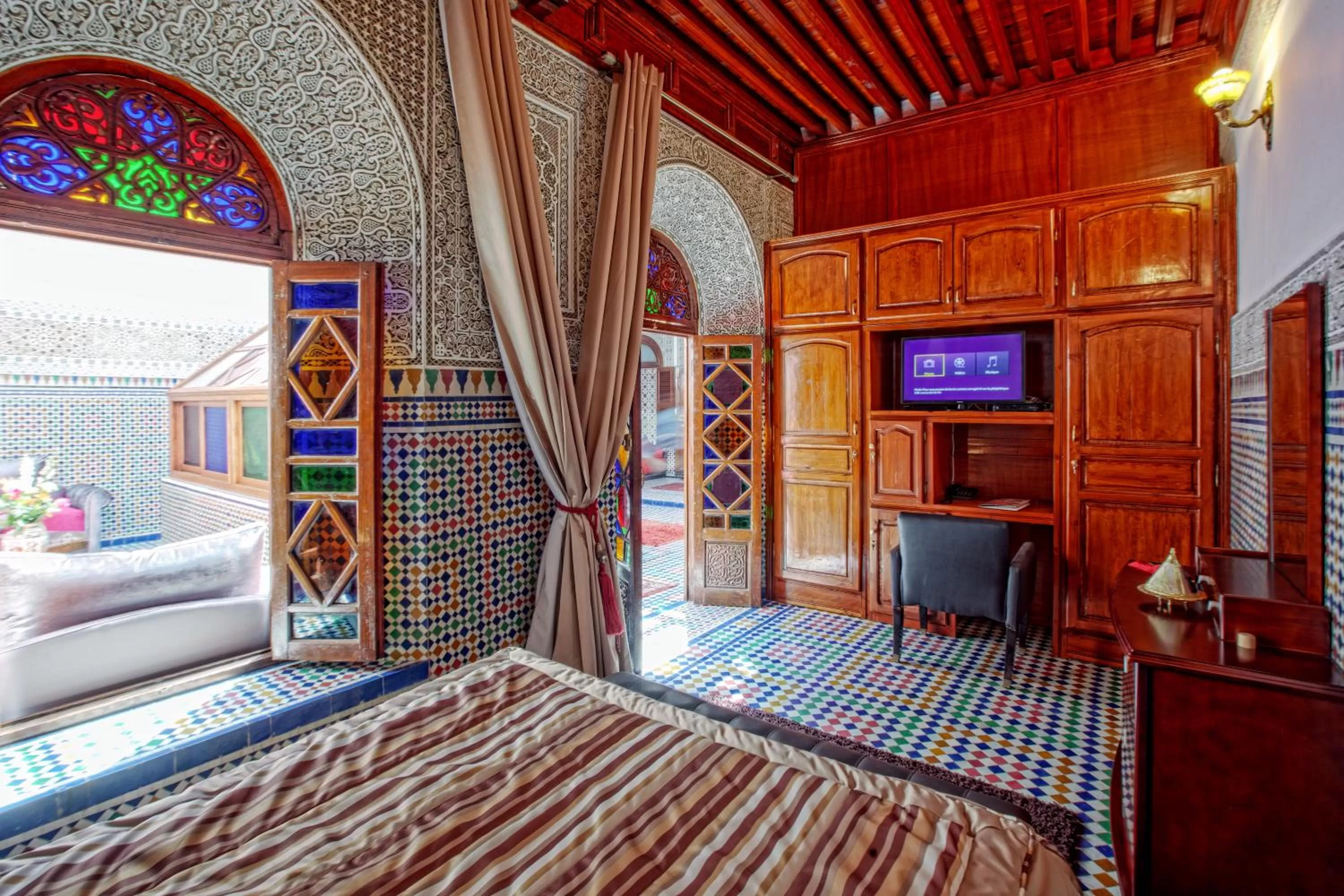 Bedroom in Riad Dar Essalam