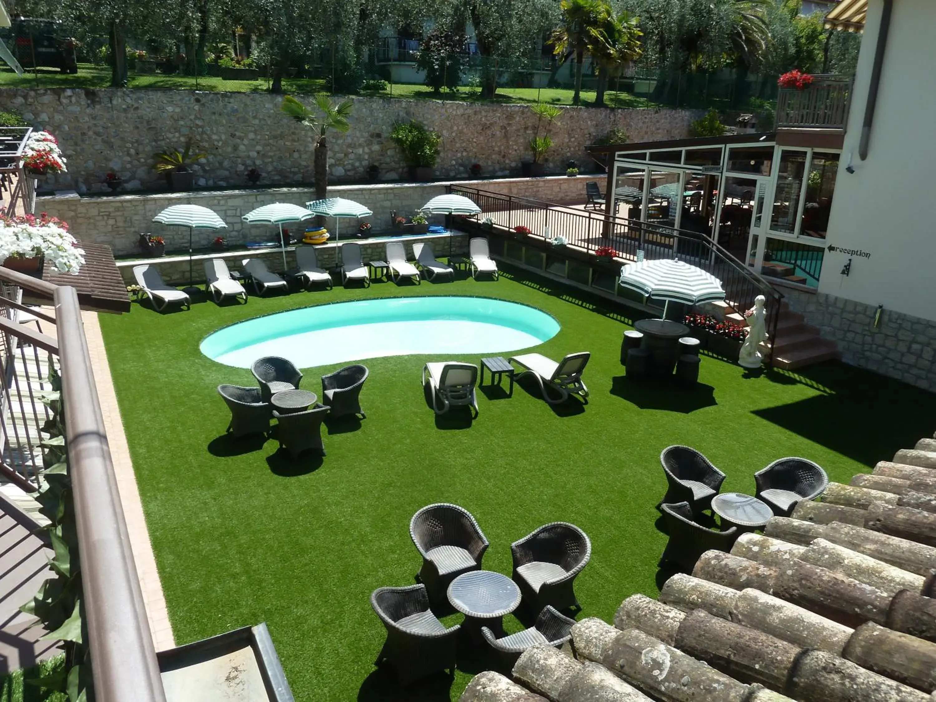 Garden view, Pool View in Albergo Casa Este