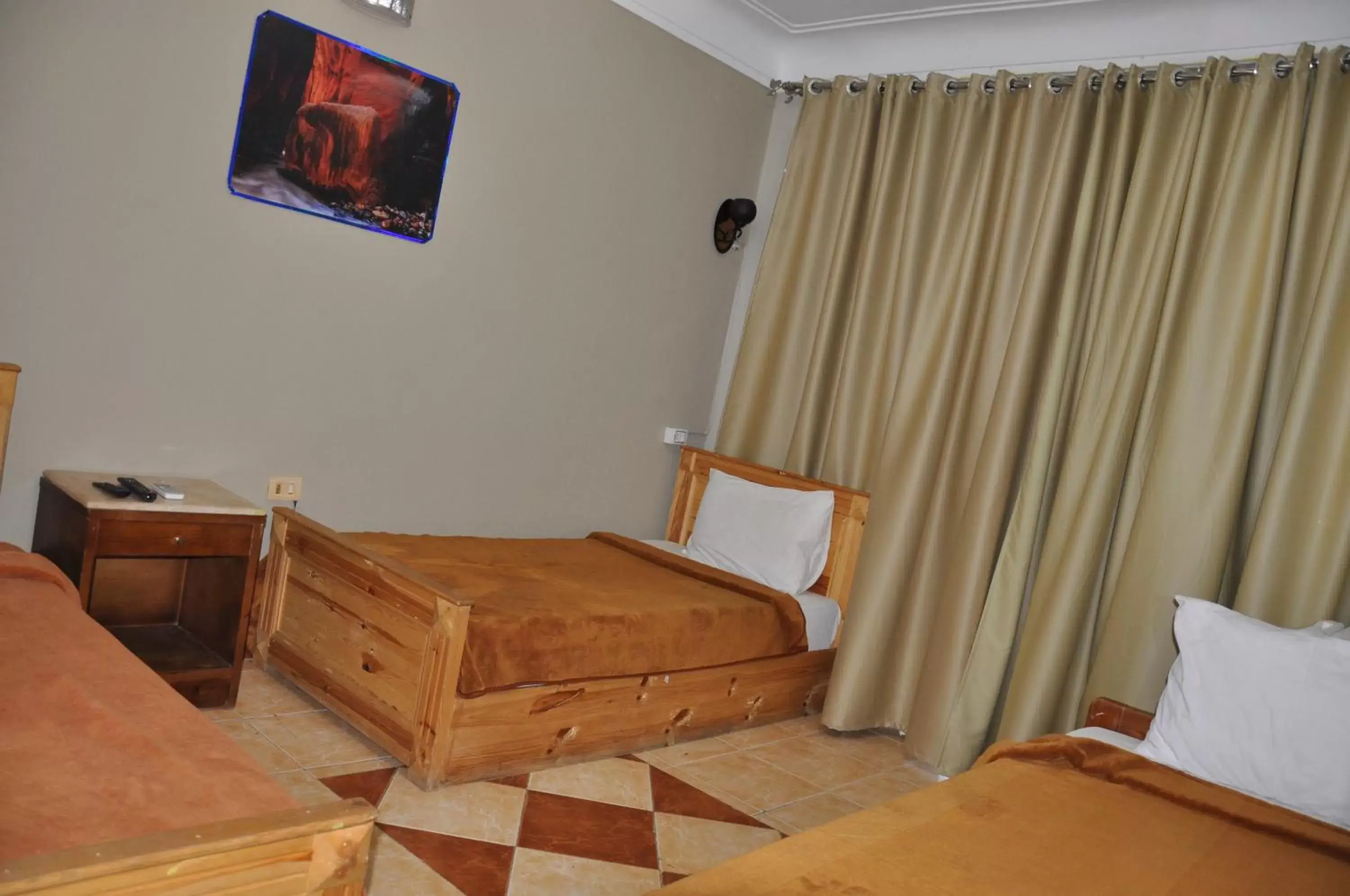 Bed in Dahab Plaza Hotel