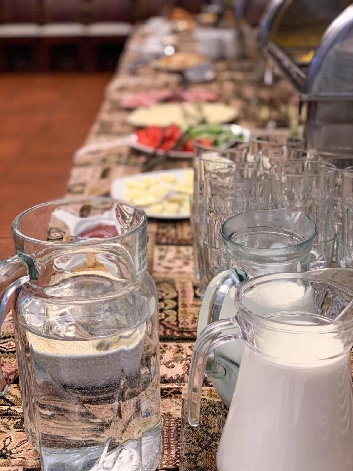 Breakfast in Ukraina Hotel
