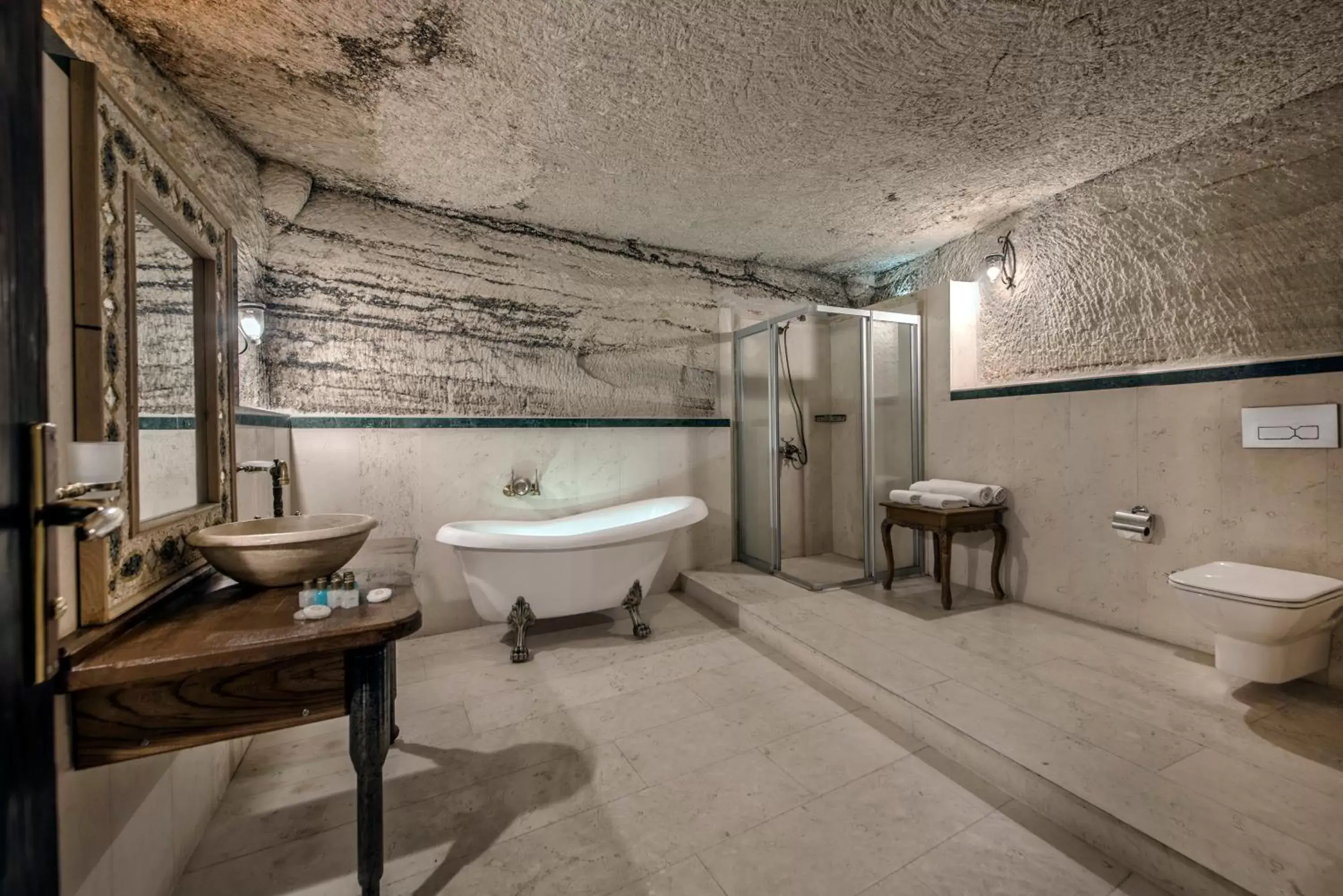 Bathroom in Aydinli Cave Hotel