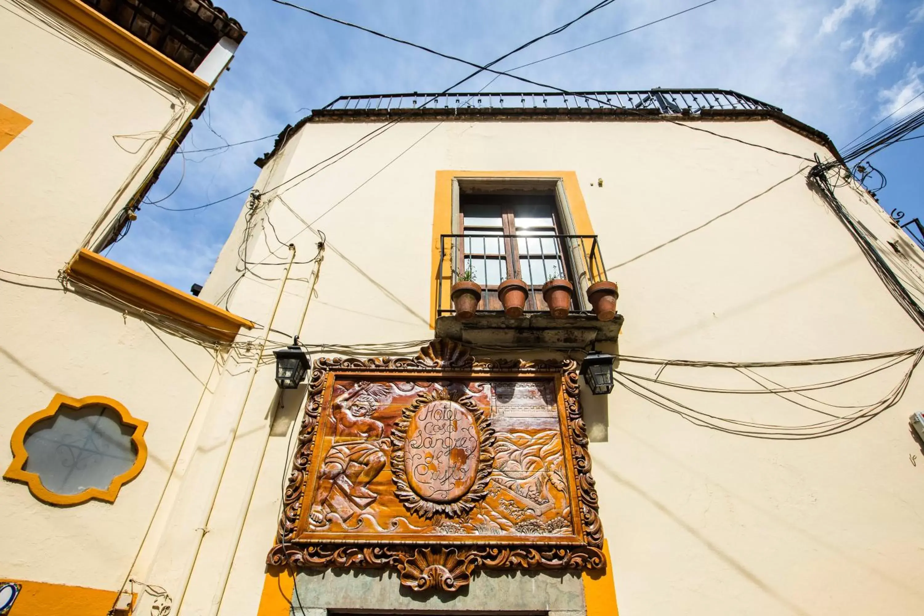 Facade/entrance, Property Building in Hotel Casa Sangre de Cristo