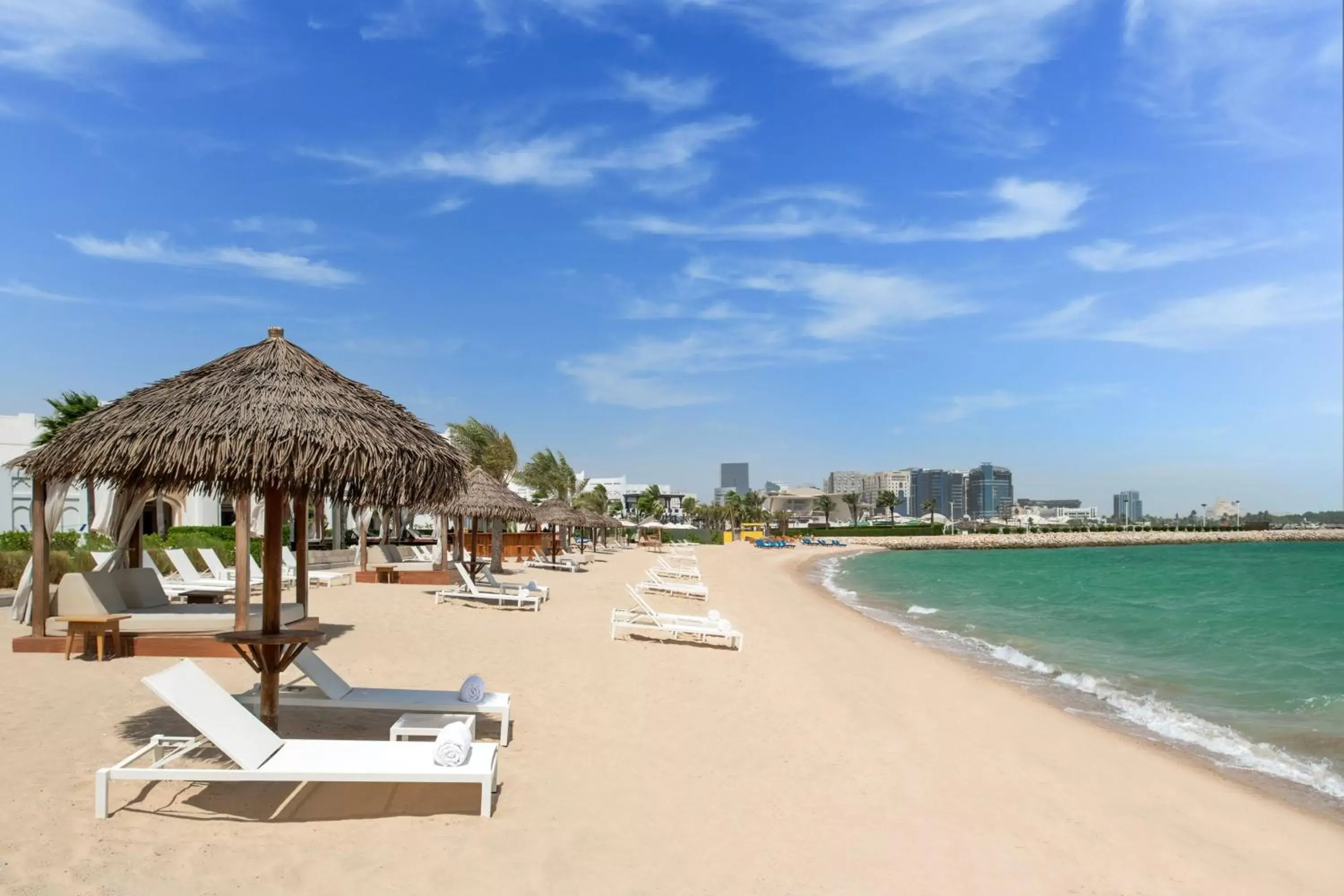 Beach in Sharq Village & Spa, a Ritz-Carlton Hotel