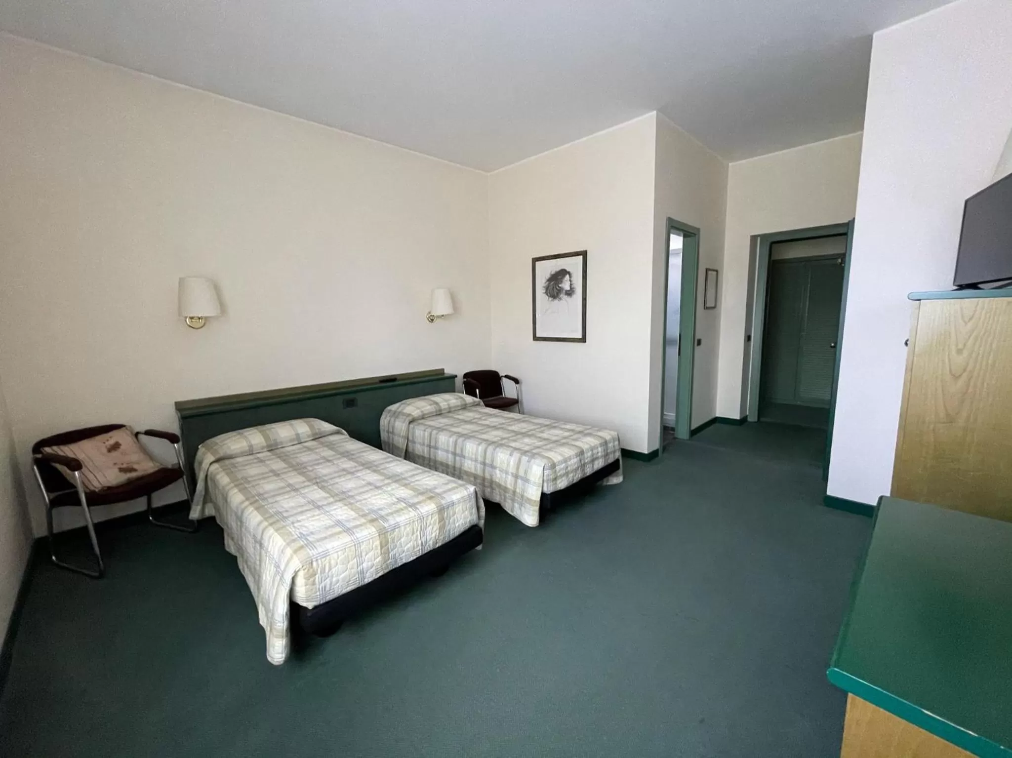 Bed in Hotel La Goletta