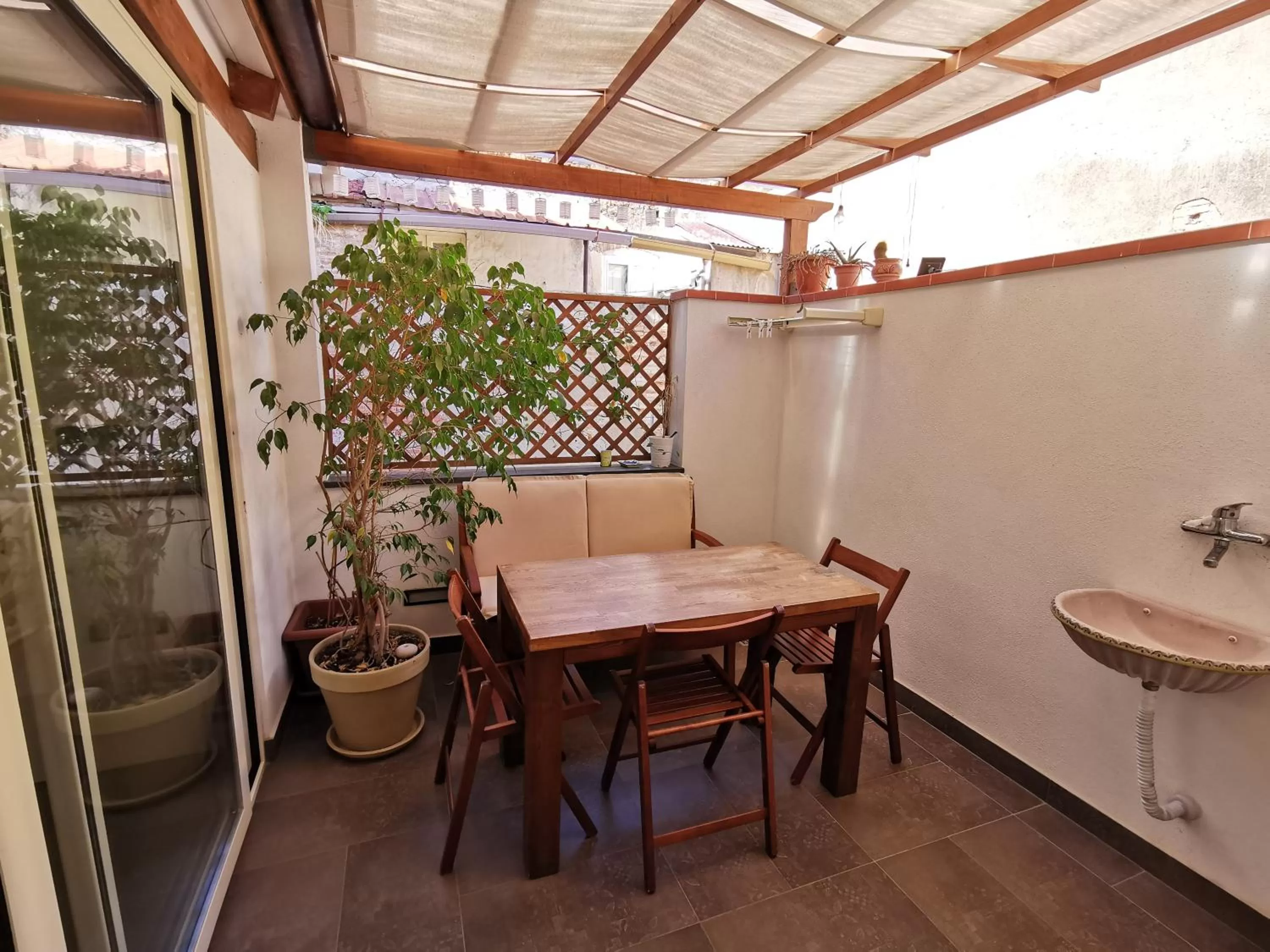 Balcony/Terrace in B&B Re Umberto