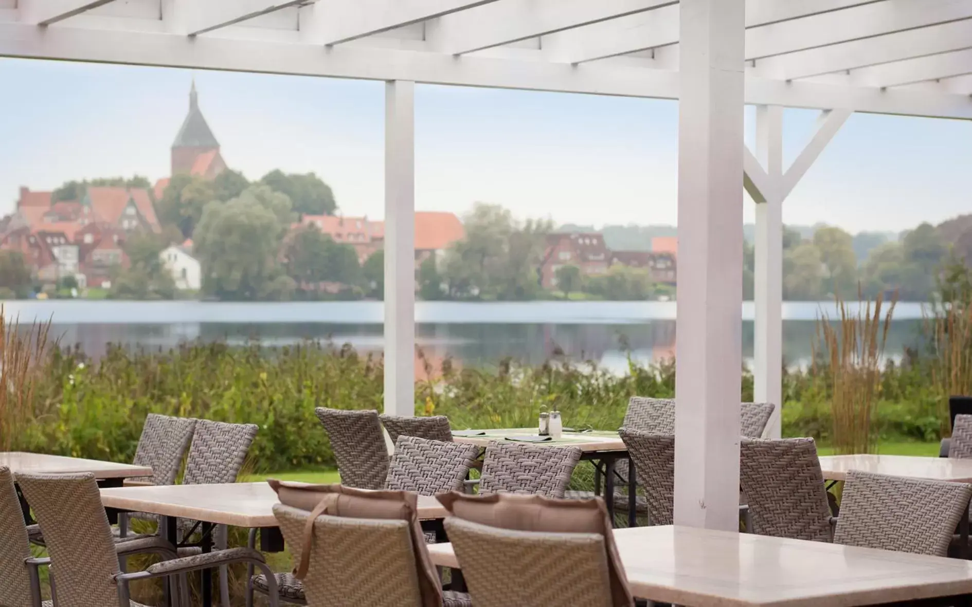 Garden, Restaurant/Places to Eat in Seehotel Schwanenhof