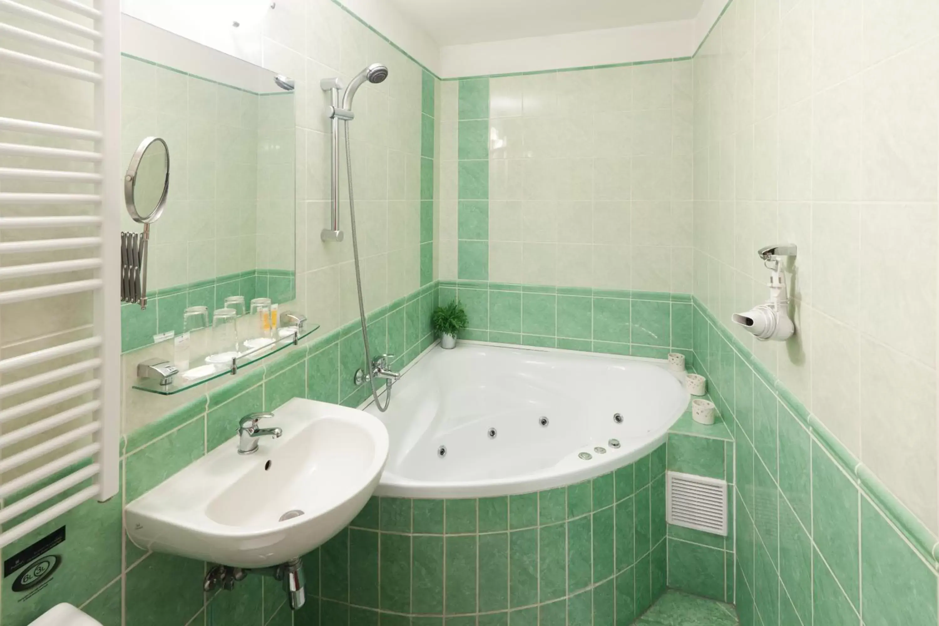Bathroom in Pytloun Self Check-in Hotel Liberec