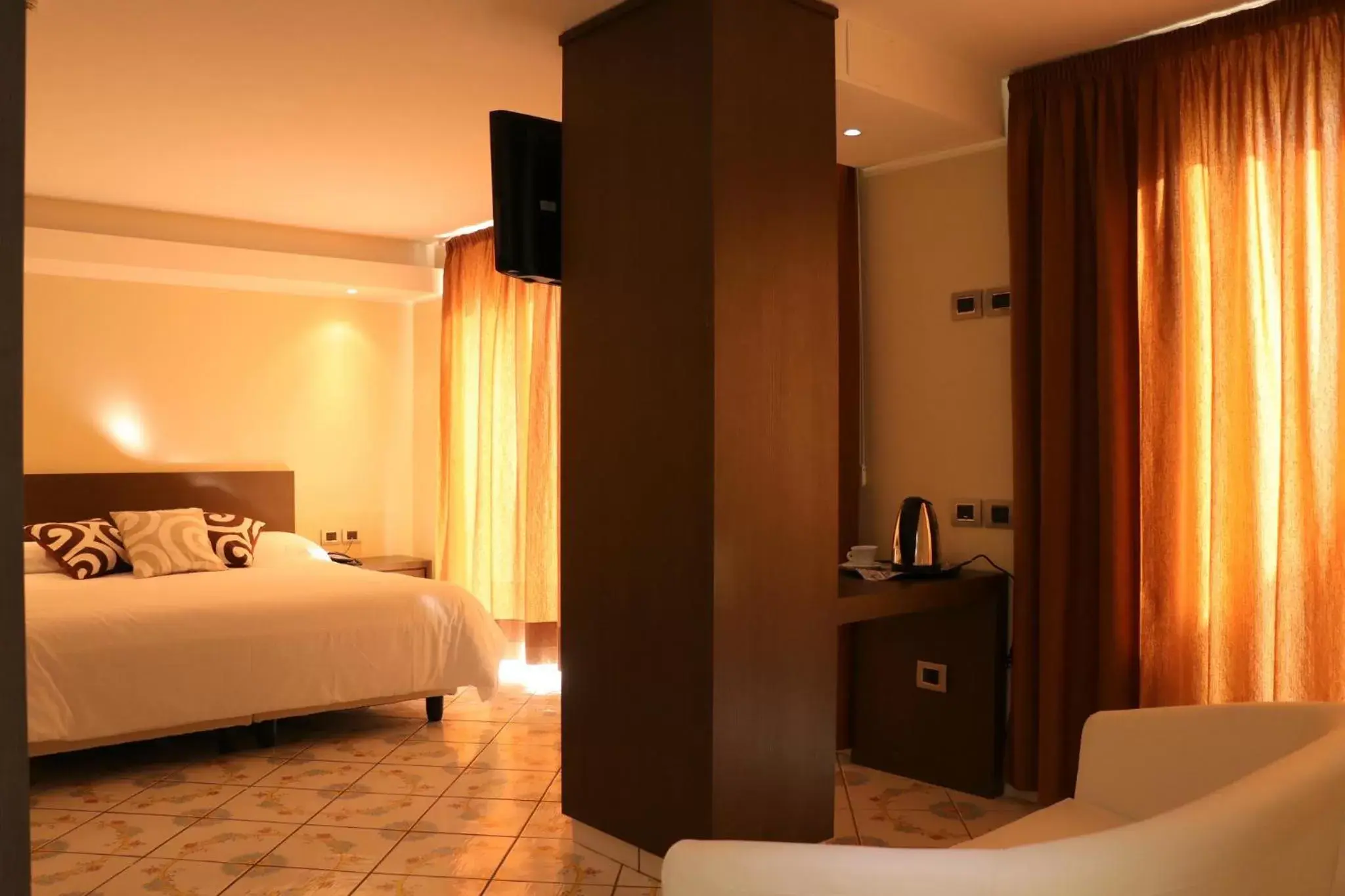 Bedroom, Bed in Hotel Ancora