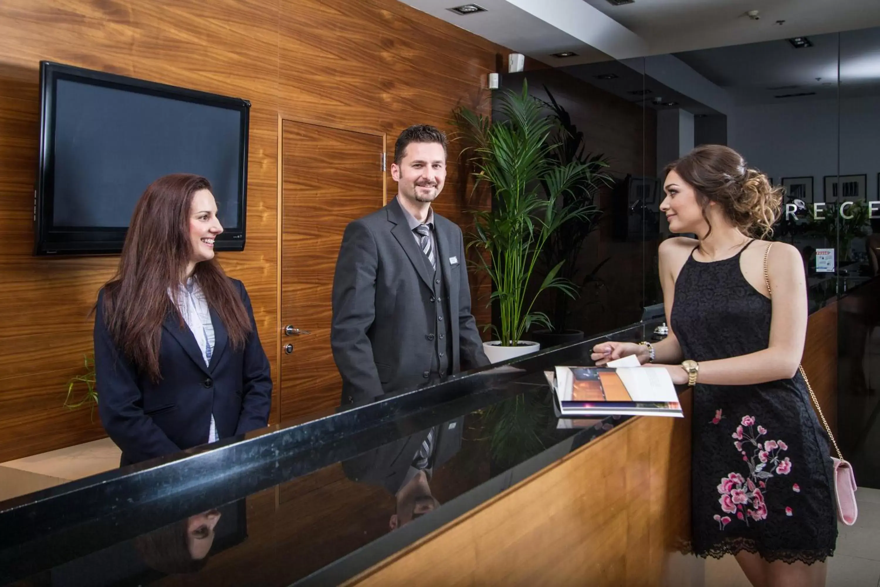 Lobby or reception in Hotel Atrium