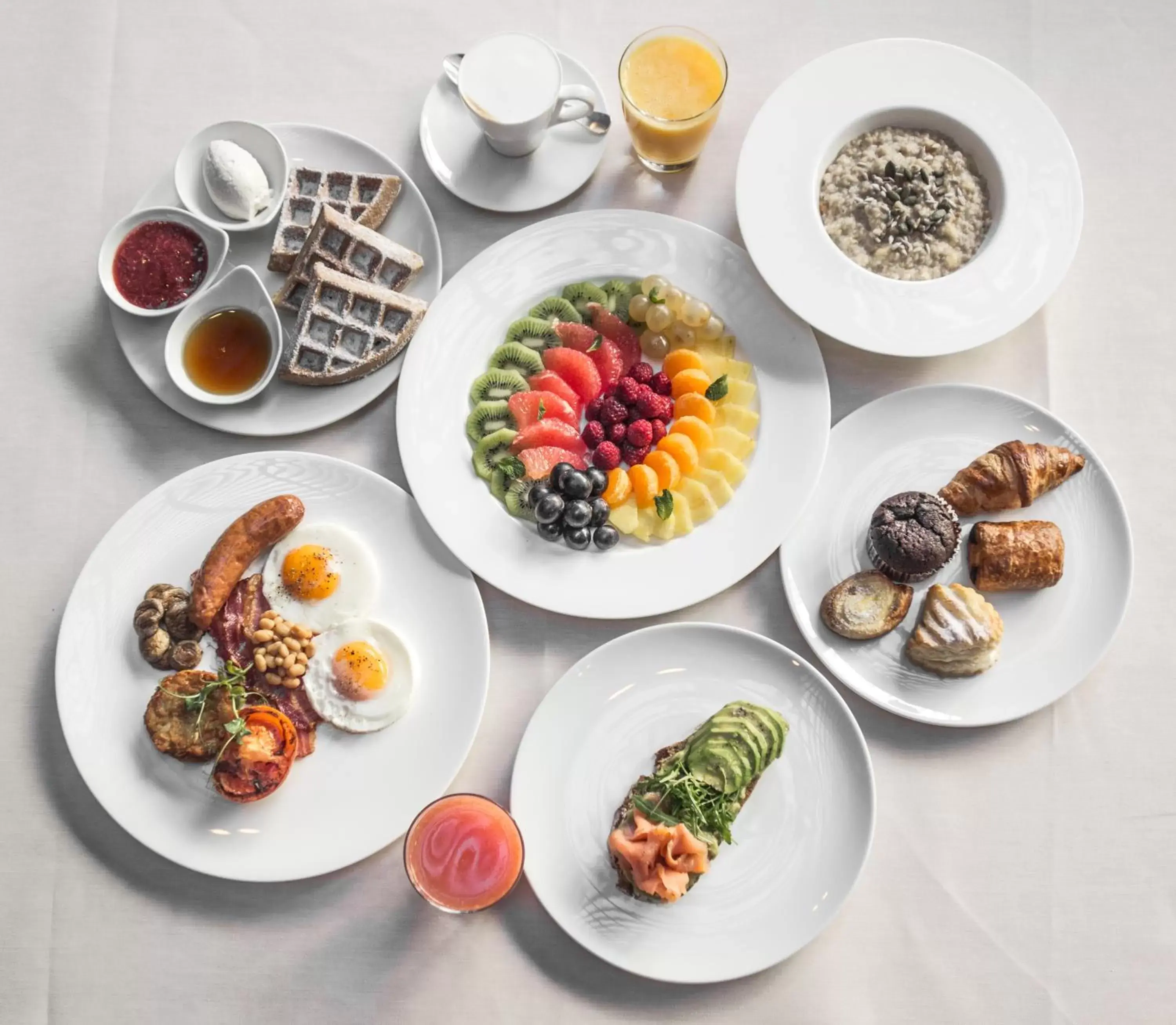 Continental breakfast in Square Nine Hotel Belgrade-The Leading Hotels of The World