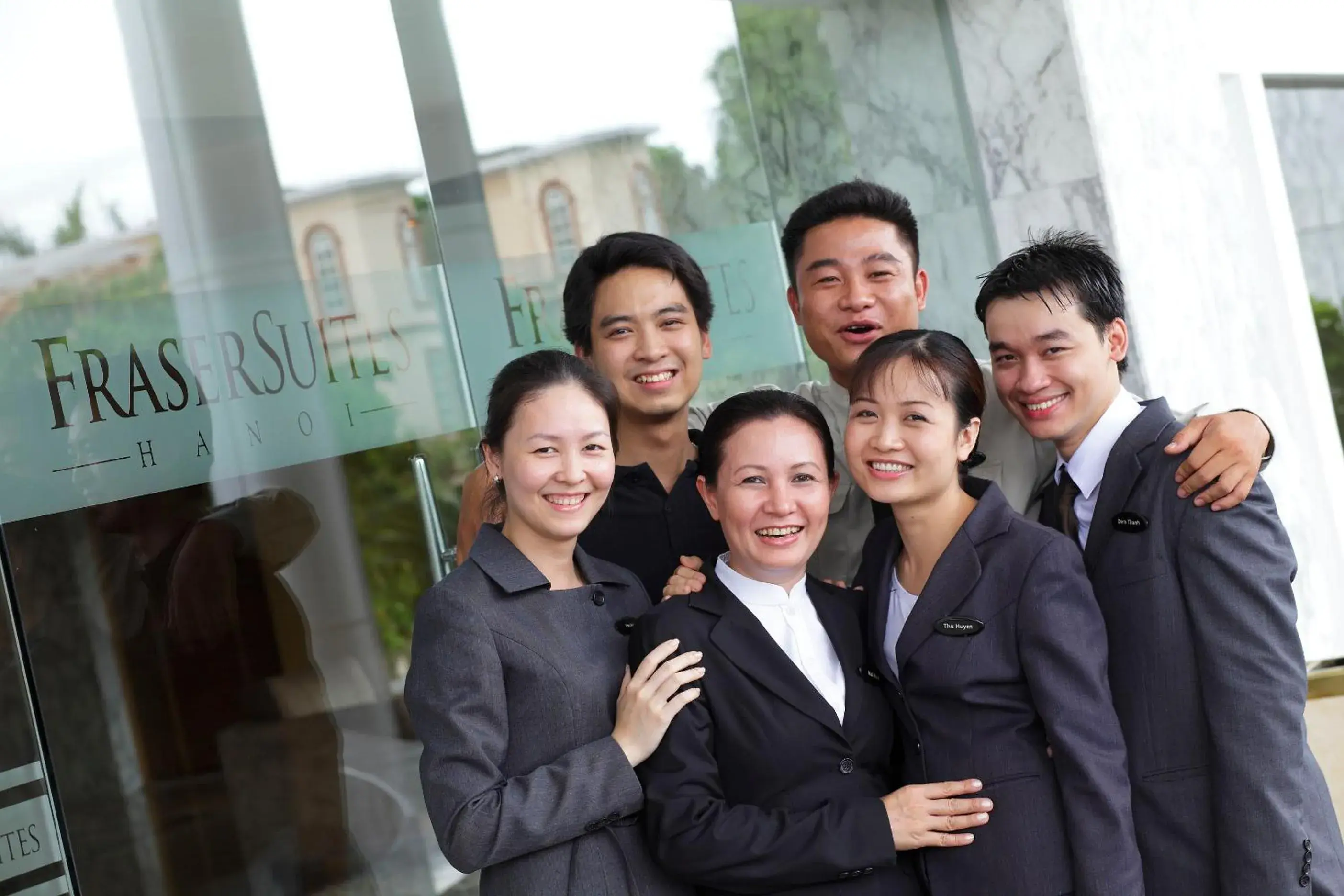 Staff in Fraser Suites Hanoi