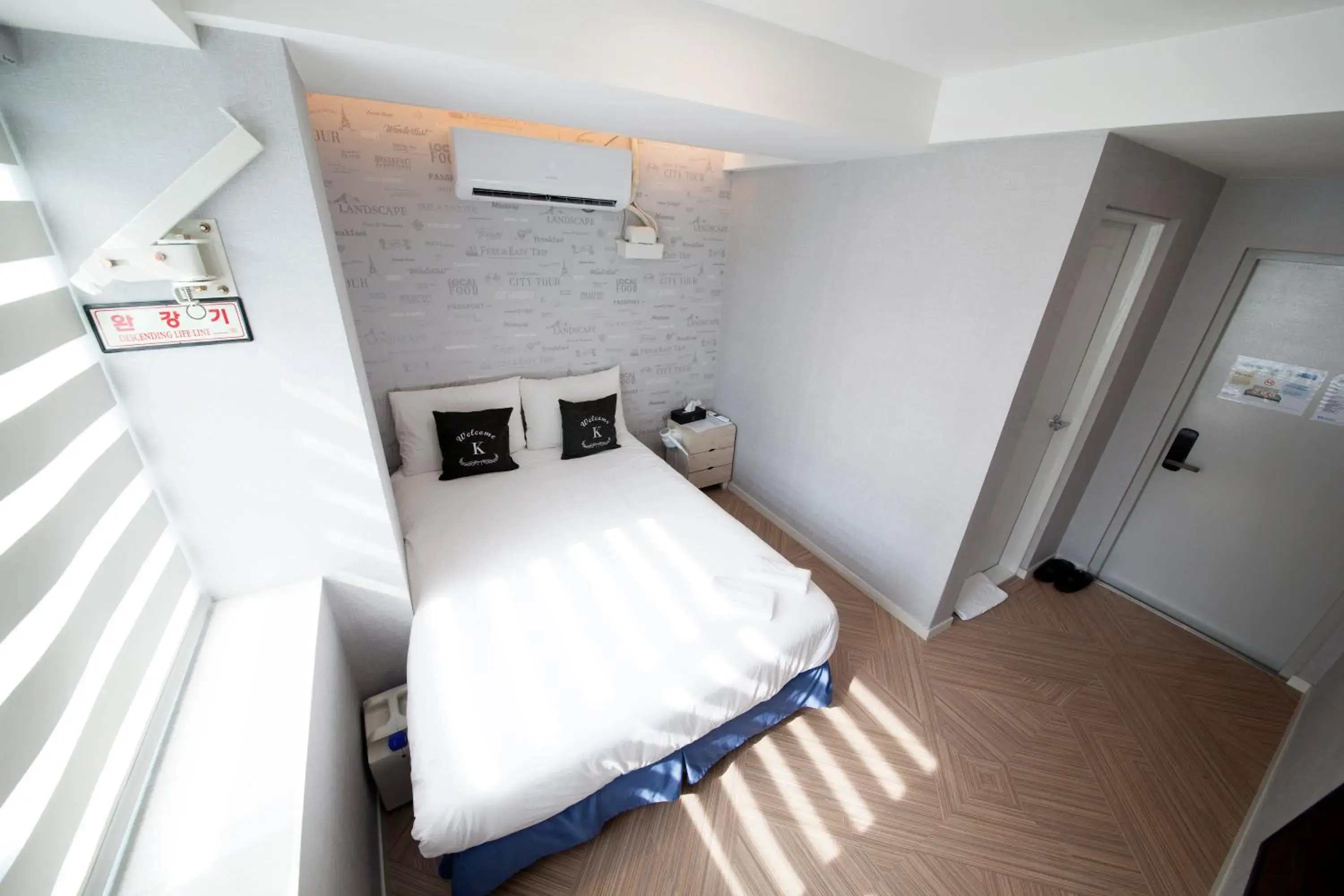 Bed in K Guesthouse Seomyeon