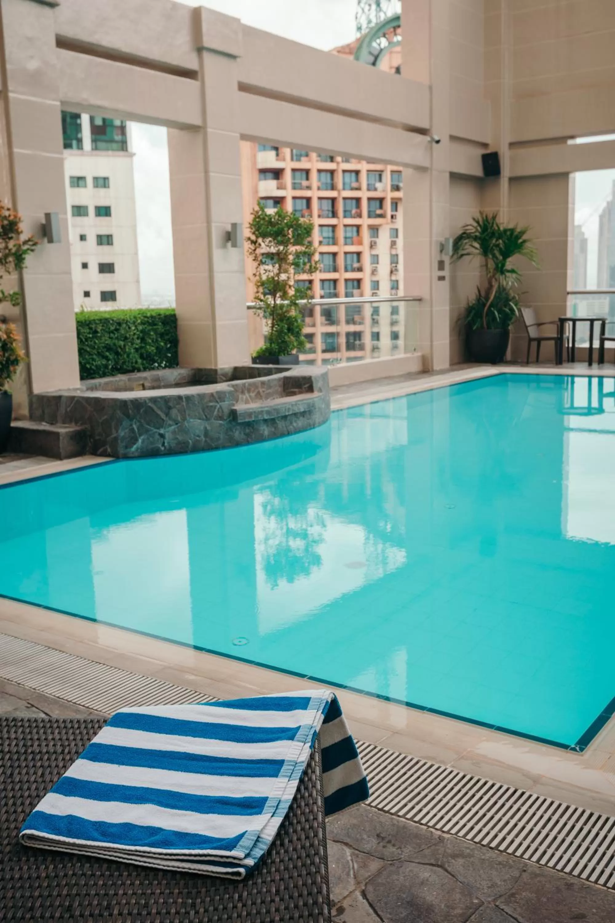 Swimming pool in City Garden Hotel Makati