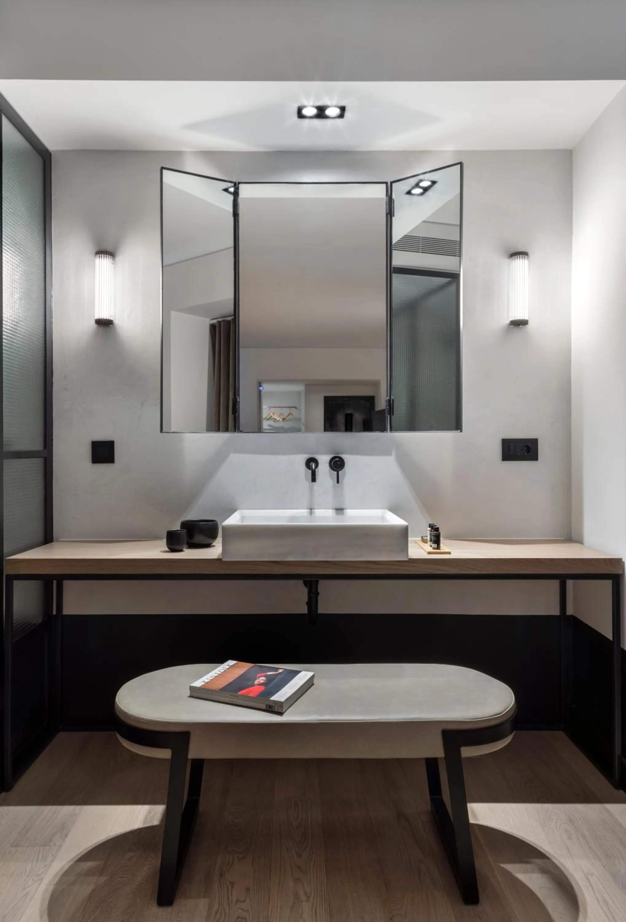 Bathroom in Niki Athens Hotel