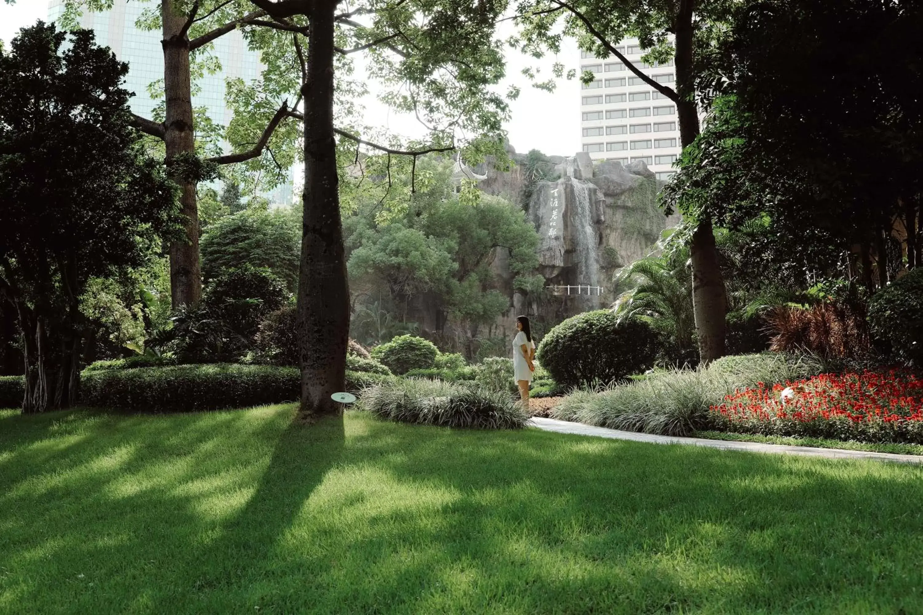 Garden view in The Garden Hotel Guangzhou Garden view in The Garden Hotel Guangzhou