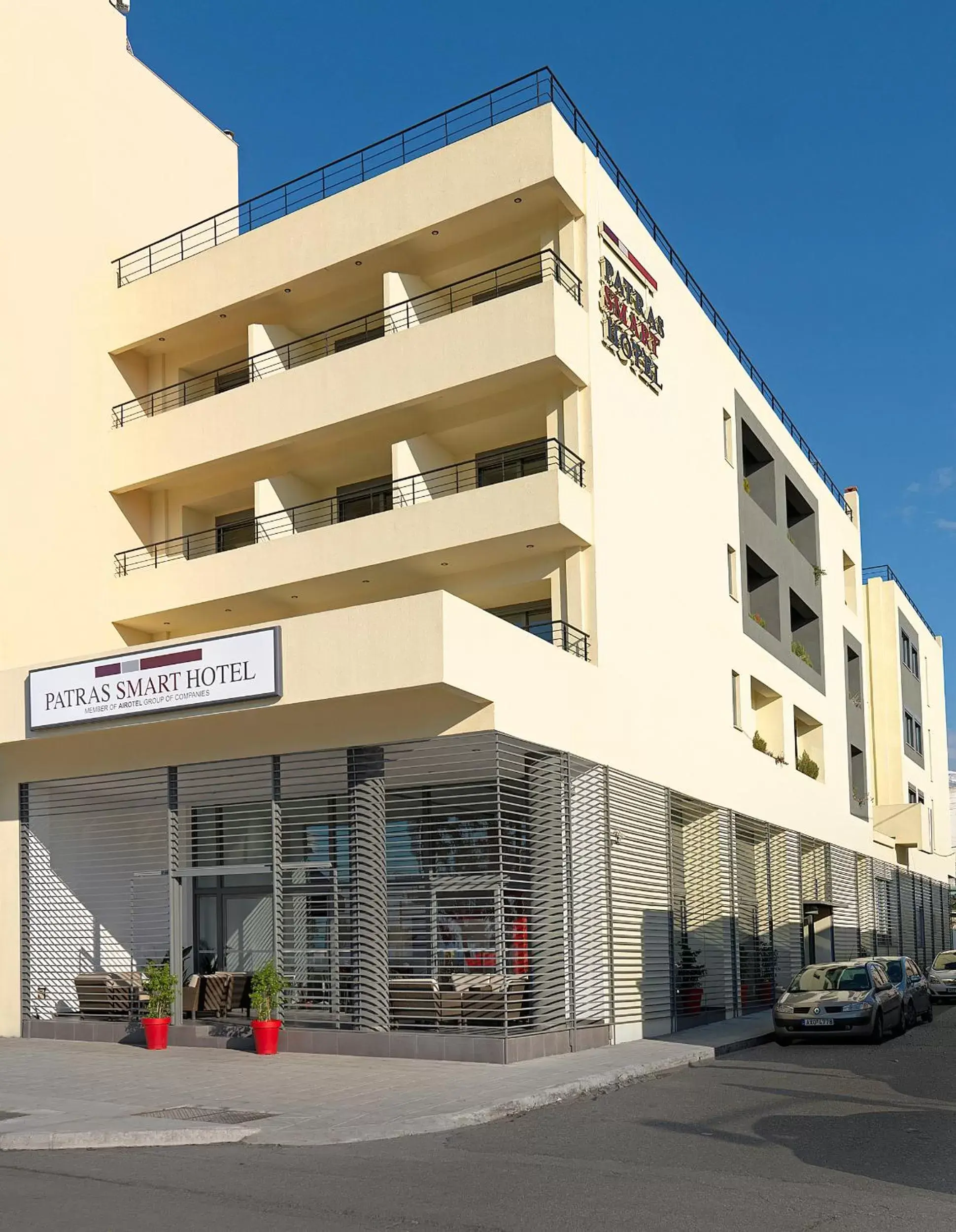 Facade/entrance, Property Building in Airotel Patras Smart