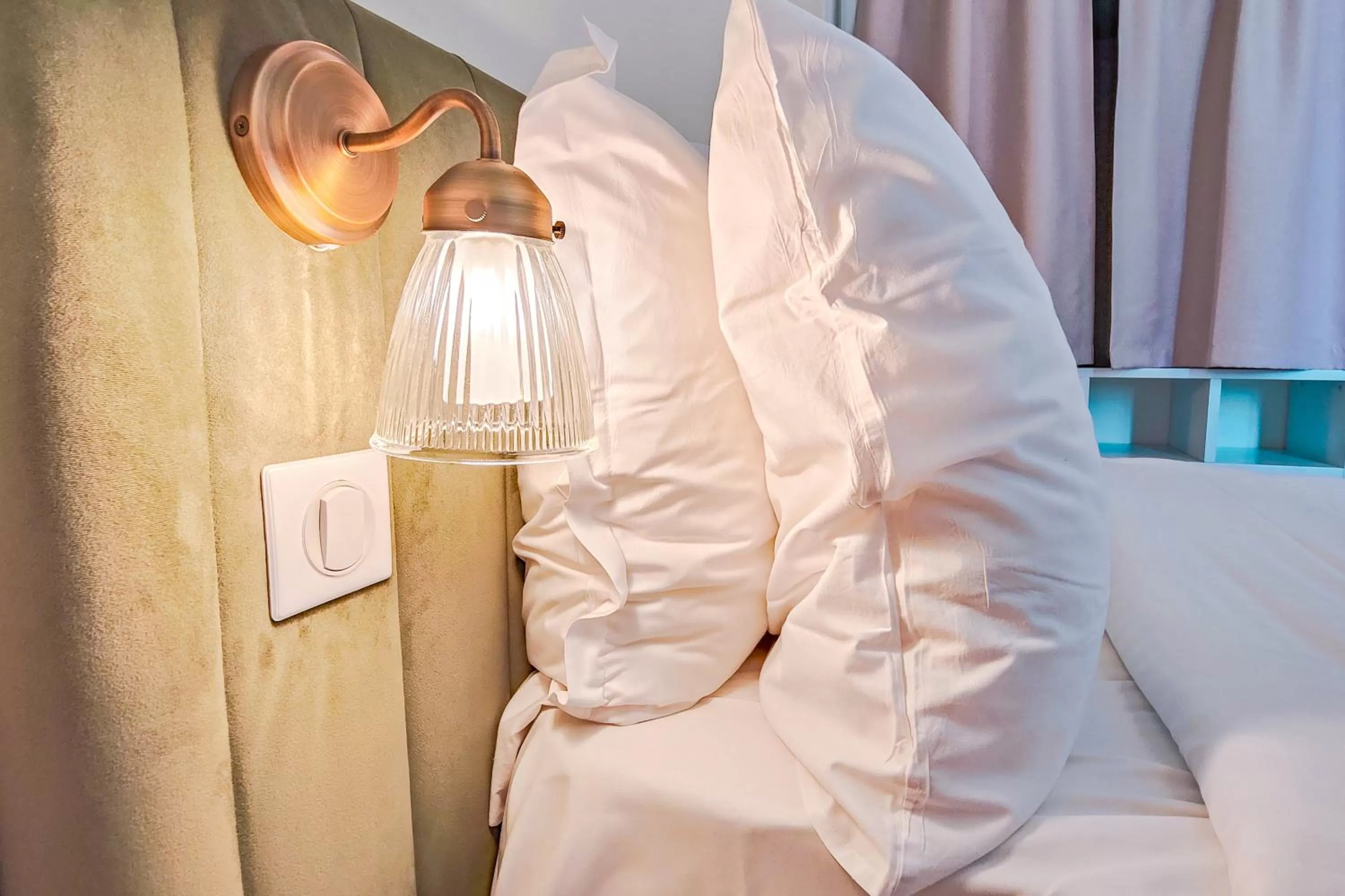 Decorative detail, Bed in Hotel Aparthotel AMMI Vieux Nice