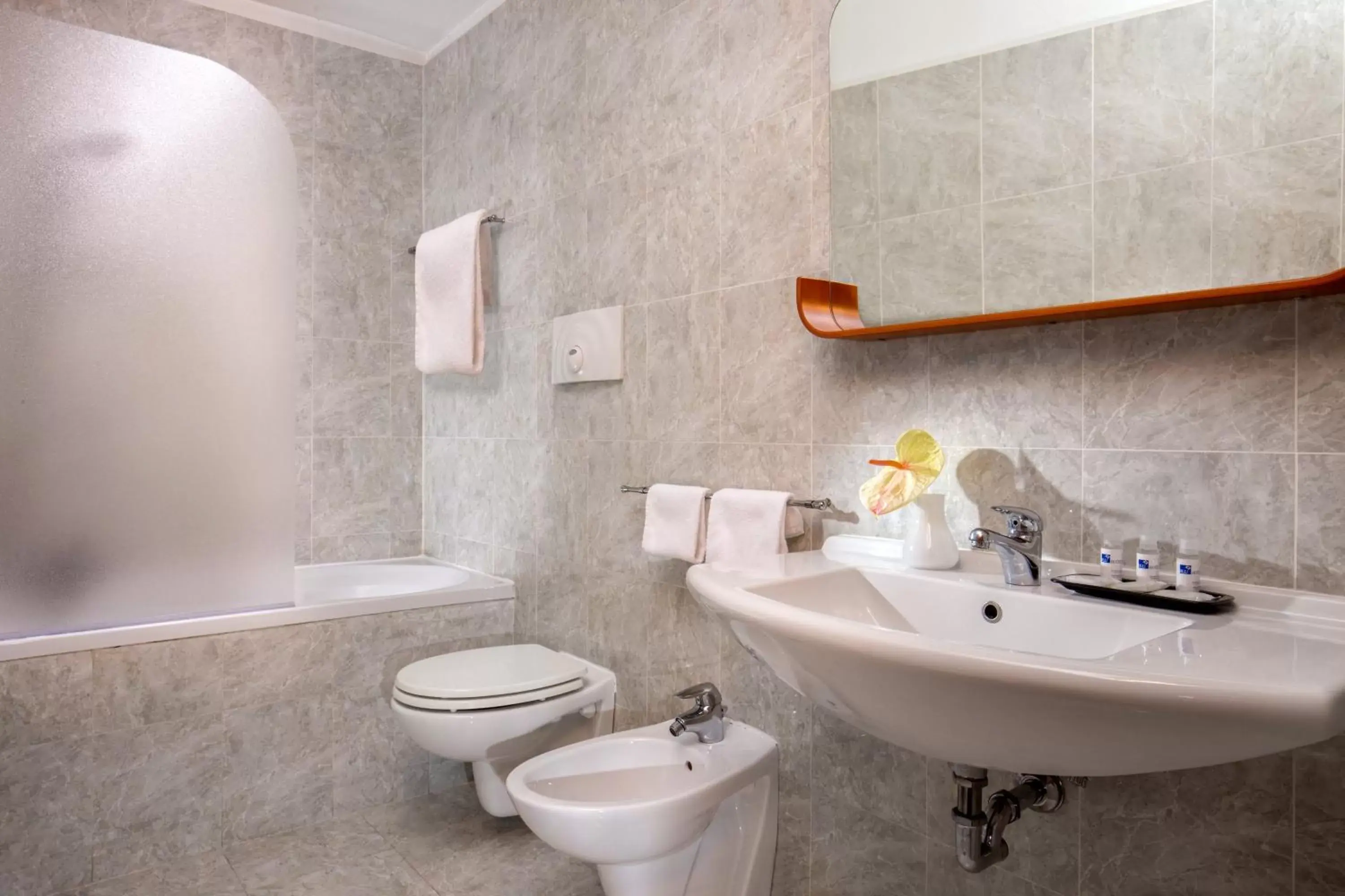 Bathroom in Best Western Blu Hotel Roma