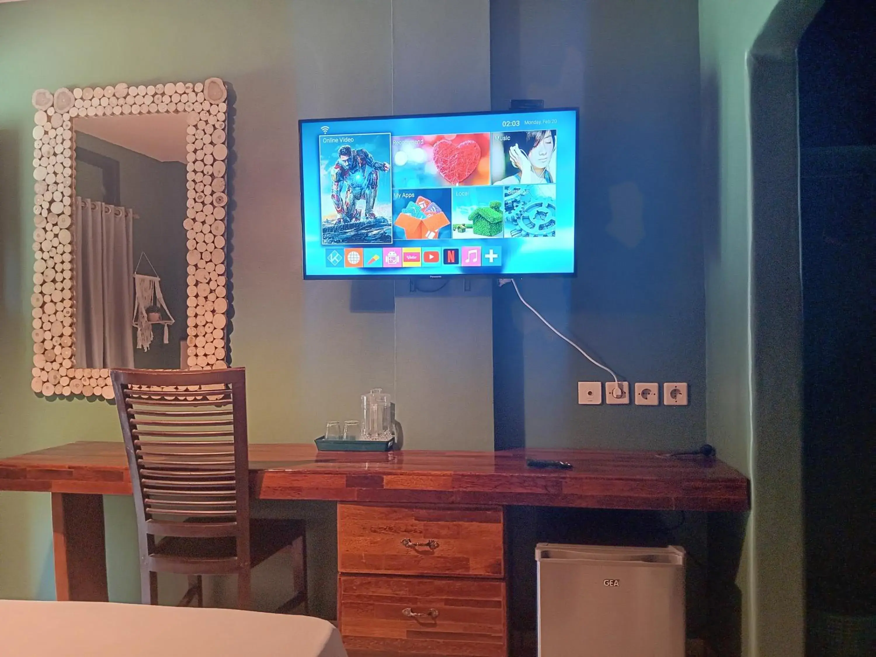 TV/Entertainment Center in Hotel La Hasienda