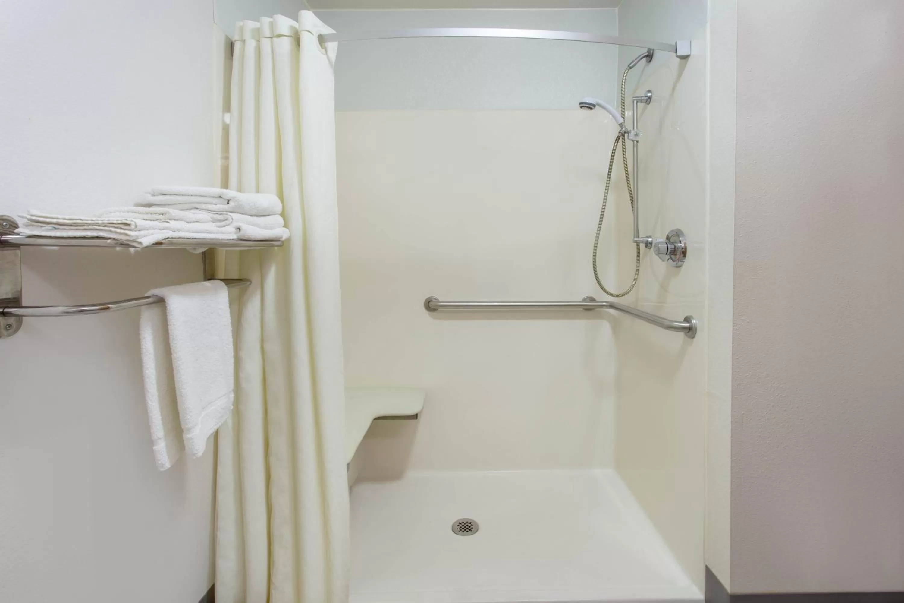 Shower in Super 8 by Wyndham Bedford