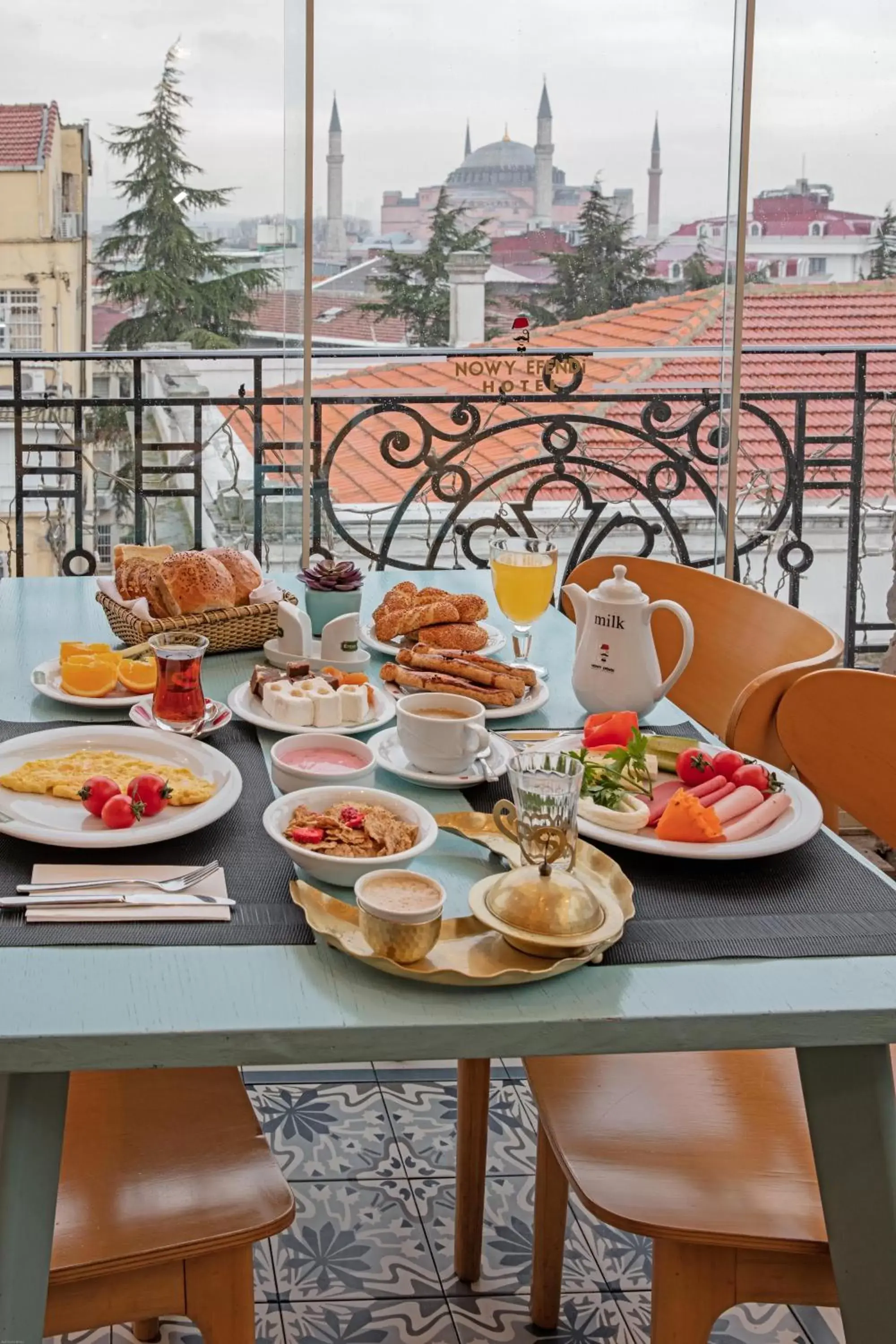 Balcony/Terrace in Nowy Efendi Hotel - Special Category