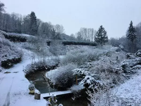 View (from property/room), Winter in Domaine Du Moulin Vallée Heureuse