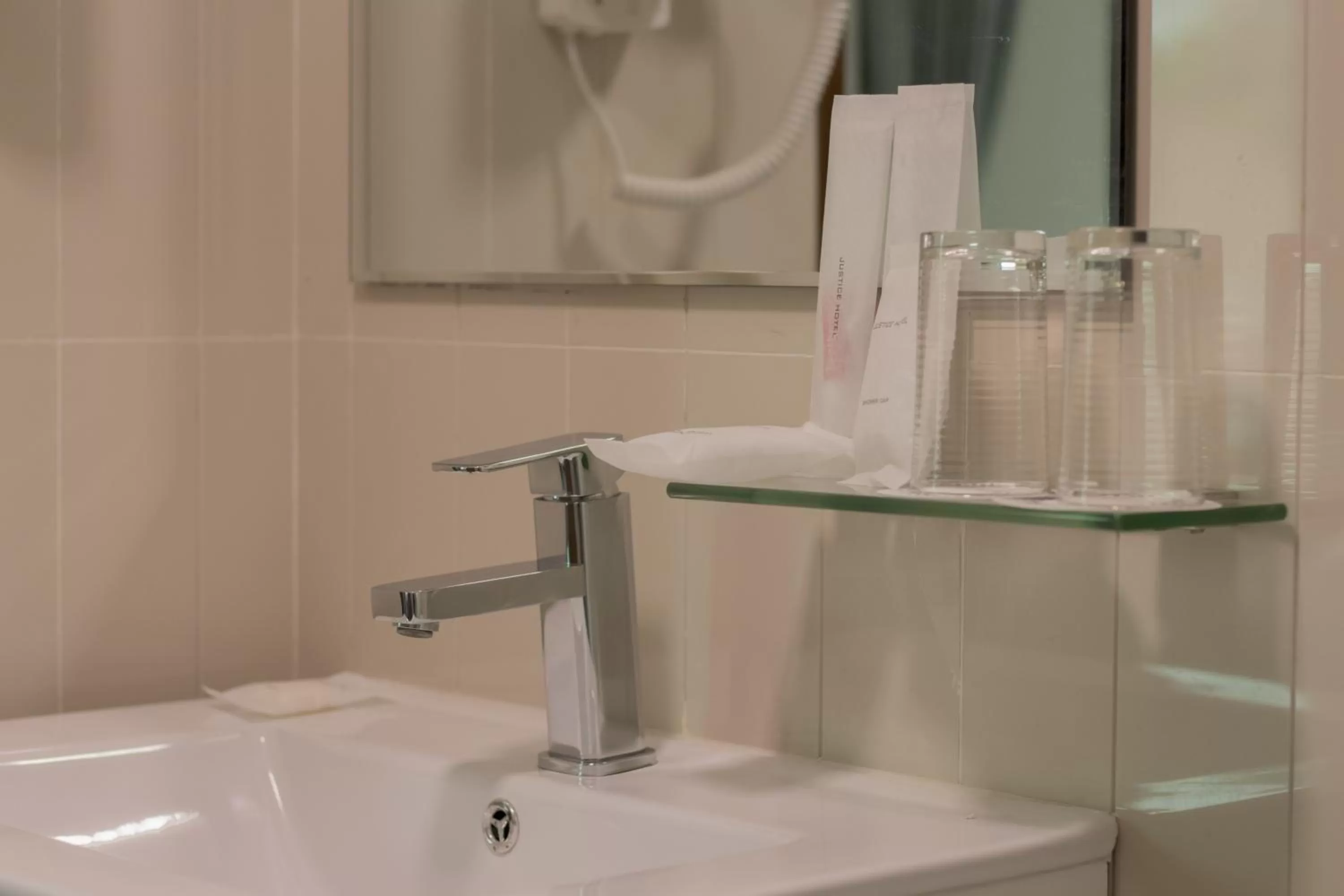 Bathroom in Justice Hotel