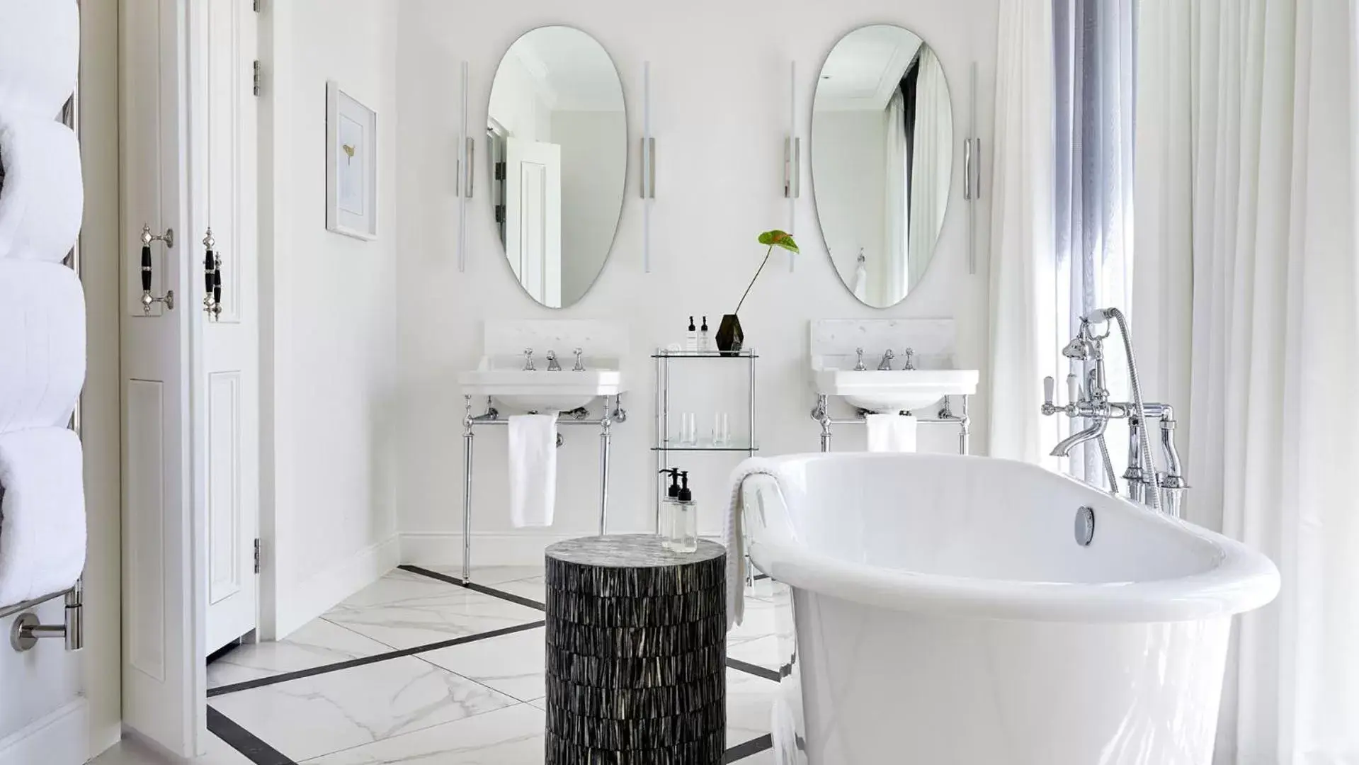 Bathroom in The Manor House at the Queen Victoria Hotel by NEWMARK