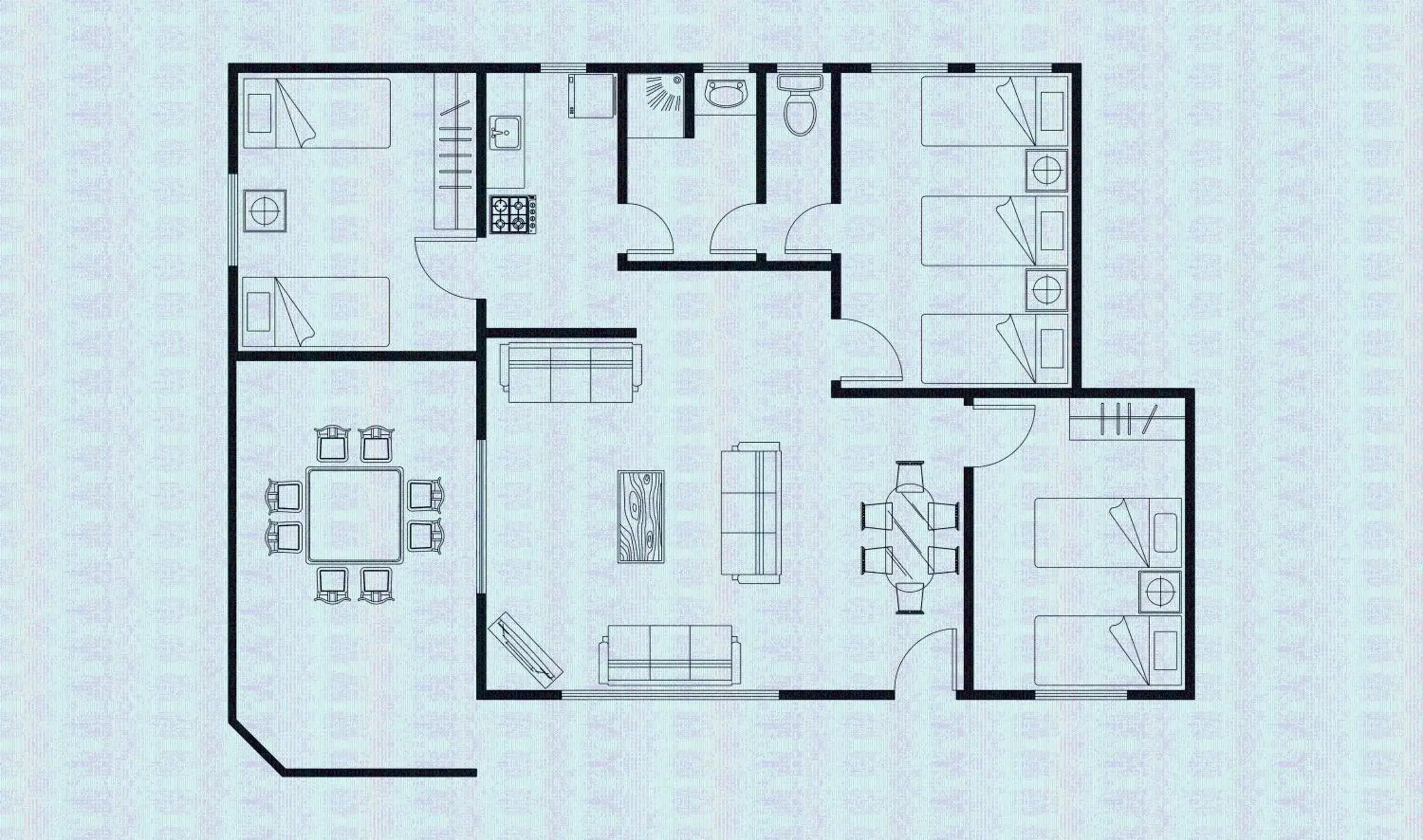 Floor Plan in Tudor Motor Lodge