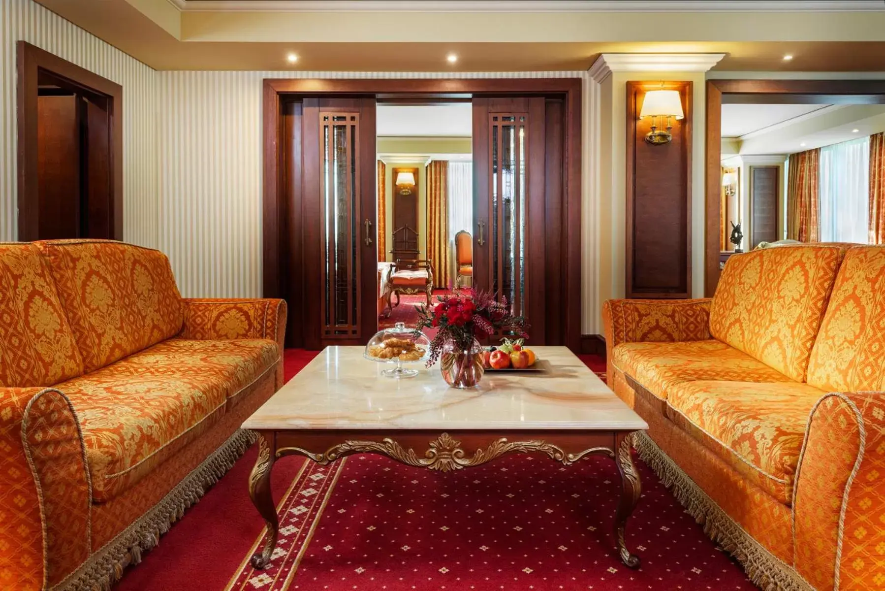 Seating Area in Grand Hotel Sofia - Top Location, The Most Spacious Rooms in the City, Secured Paid Underground Parking