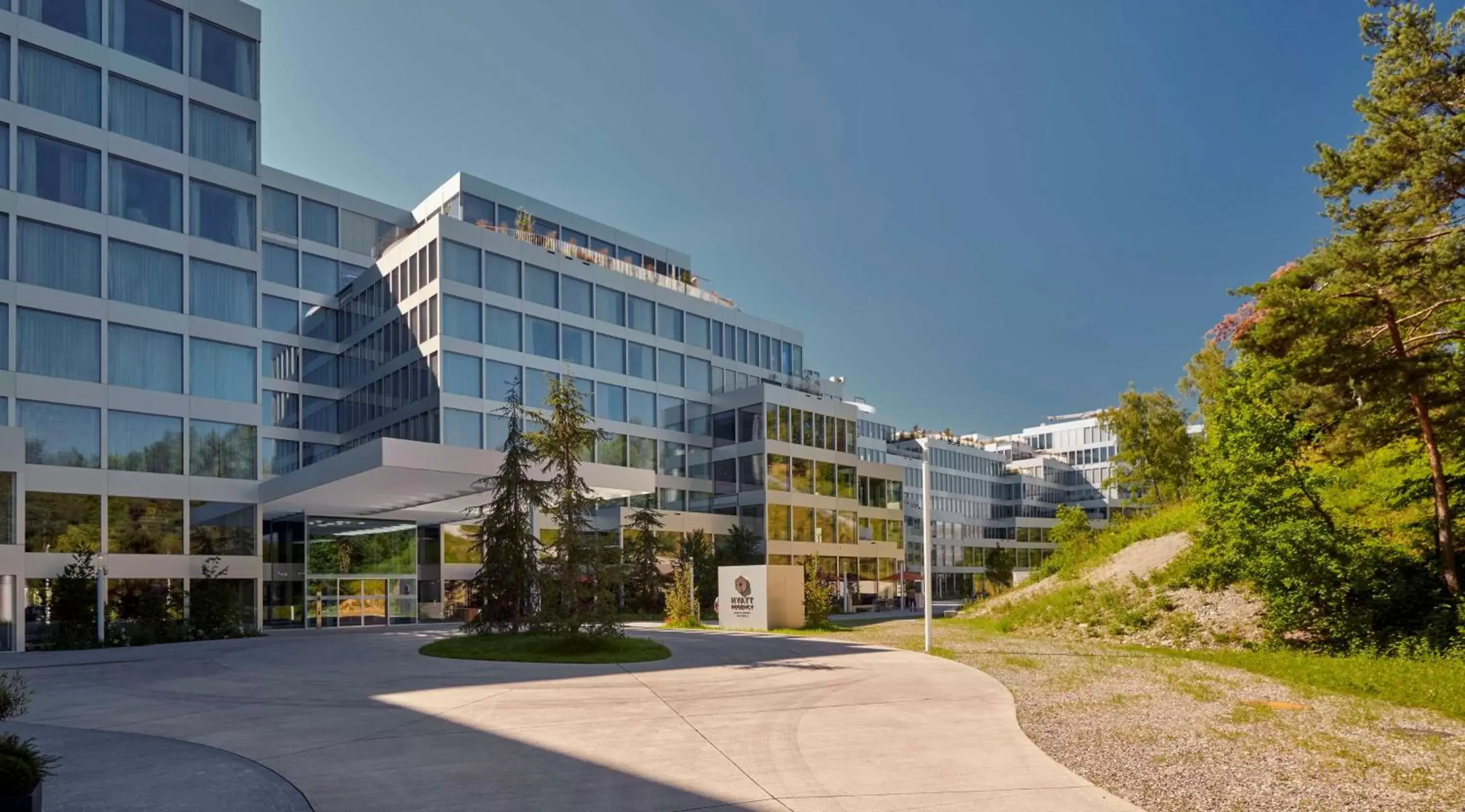 Property building in Hyatt Regency Zurich Airport Circle Property building in Hyatt Regency Zurich Airport Circle