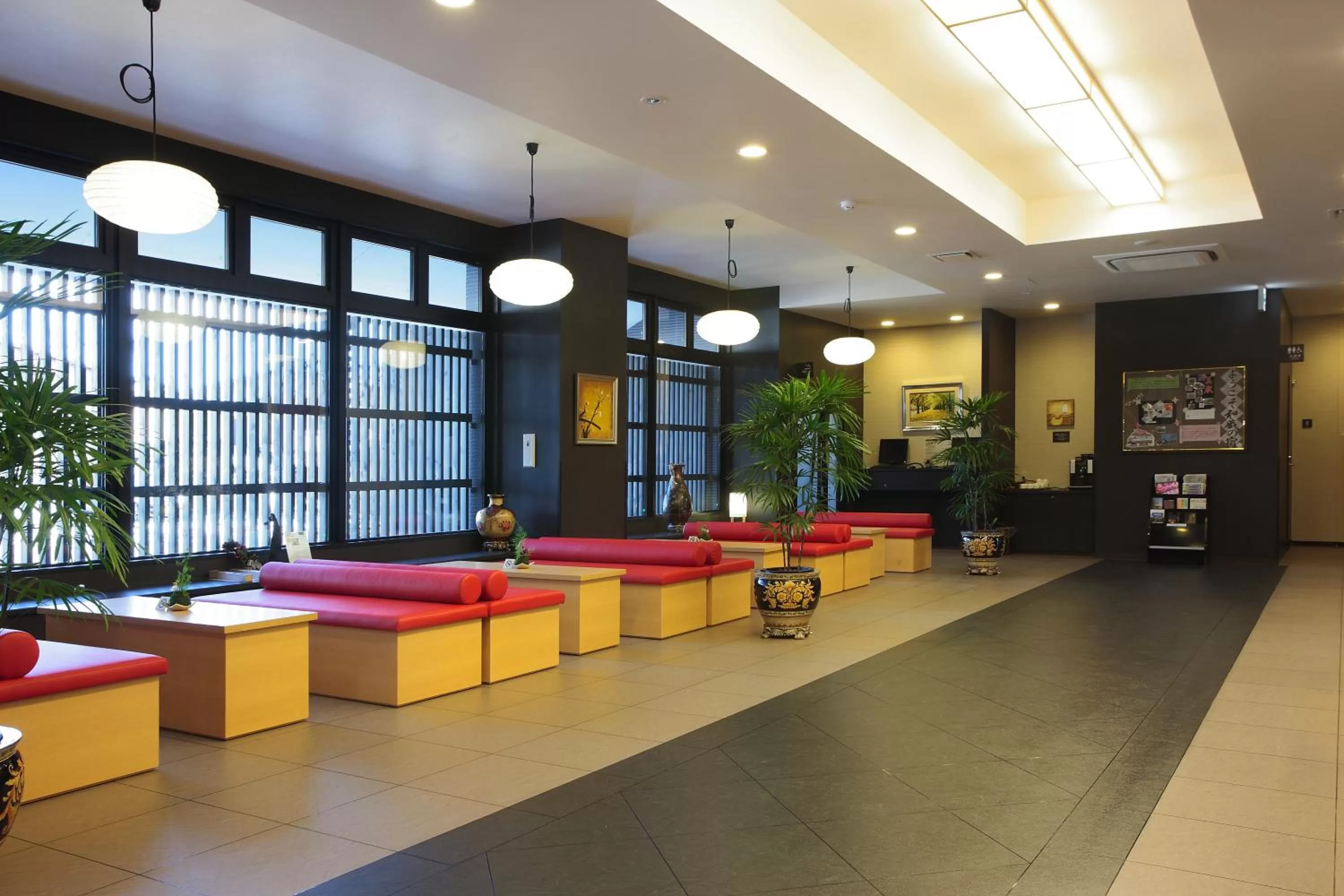 Lobby or reception in Route Inn Grantia Wakuranoyado Igauenojomae